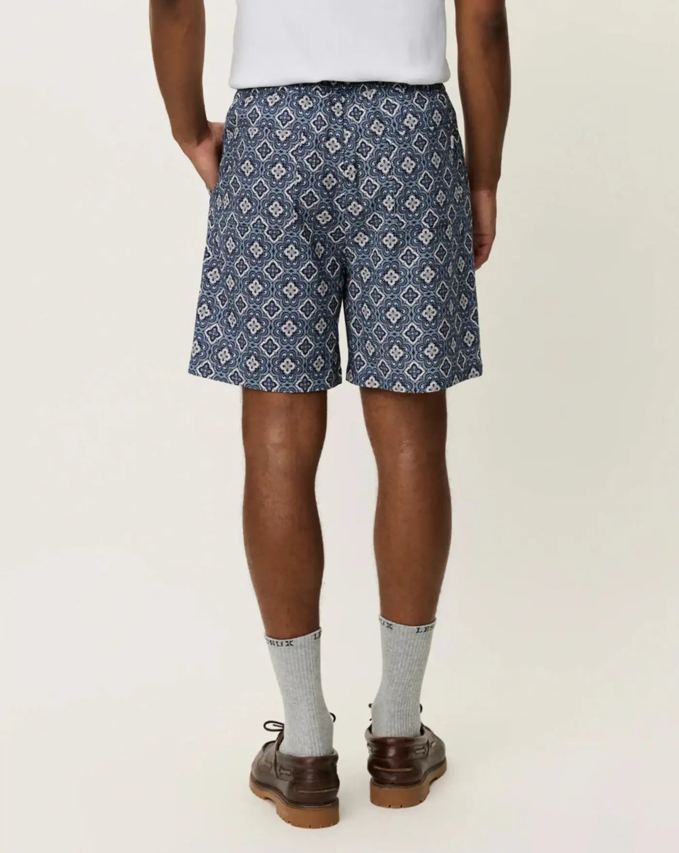 Bermuda Les Deux Harry Arabesque 1001373 435BLUE FOG LES DEUX