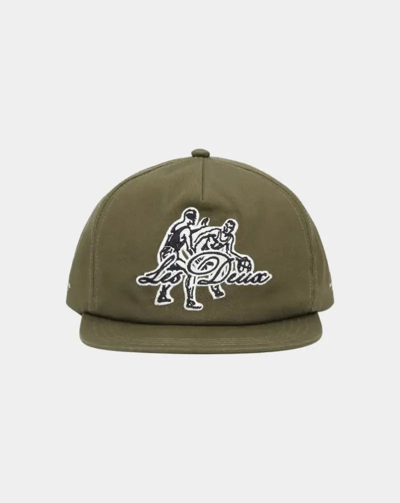 Gorra Les Deux Basketball Player Letterman Cap 1001437 522OLIVE NIGHT LES DEUX