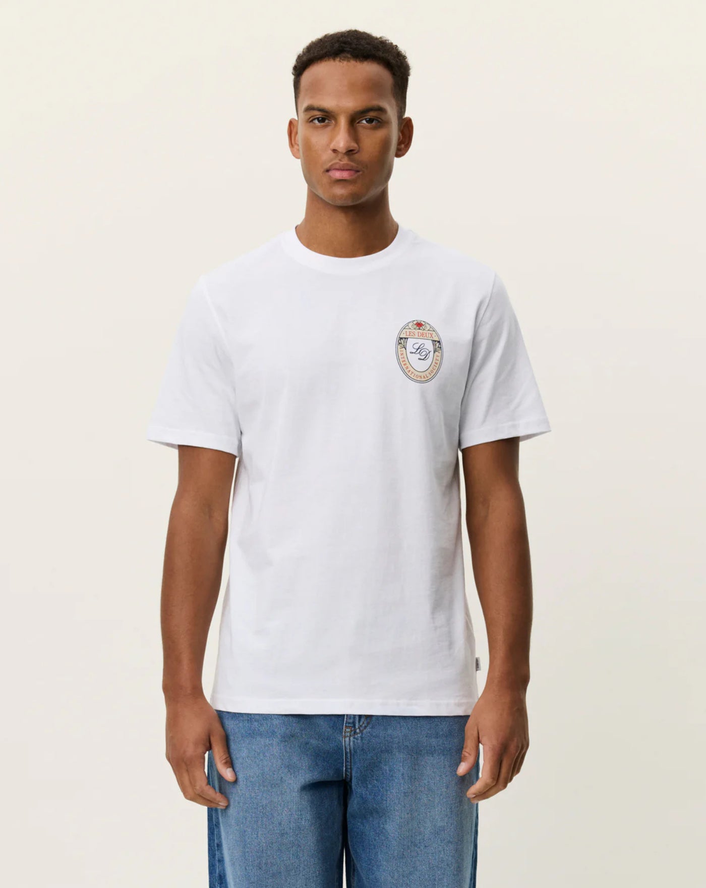 Camiseta Les Deux Brady Emblem 1001546 201WHITE LES DEUX