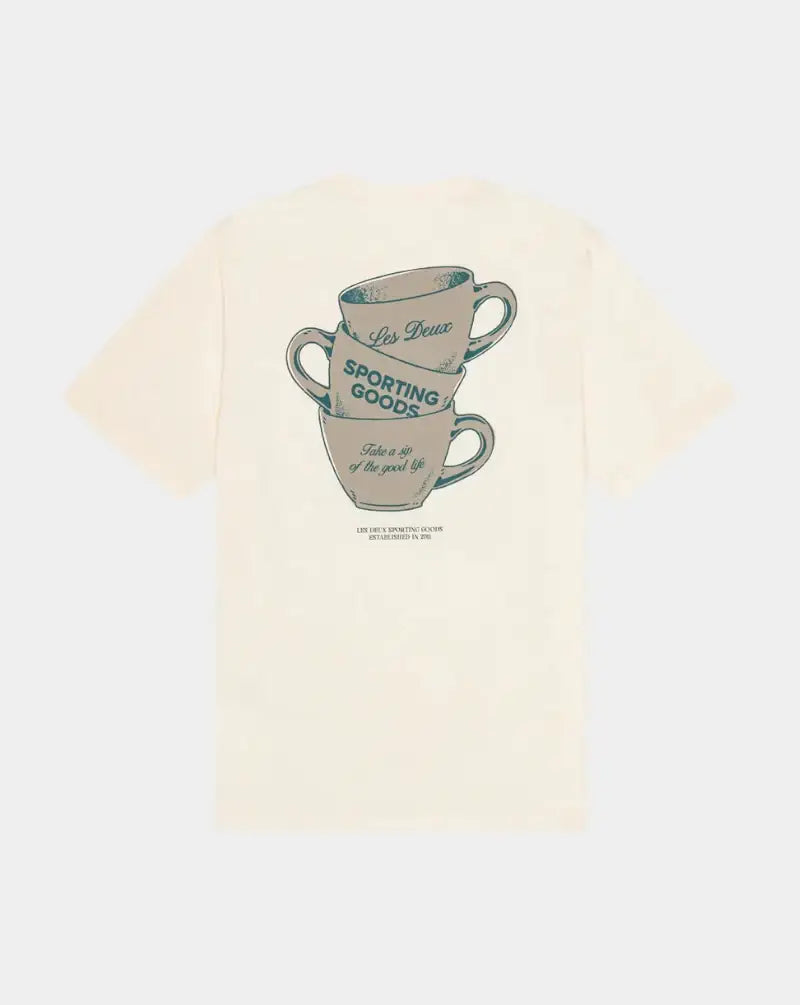 Camiseta Les Deux Ben artist t-shirt 1001565 211EGGNOG WHITE LES DEUX