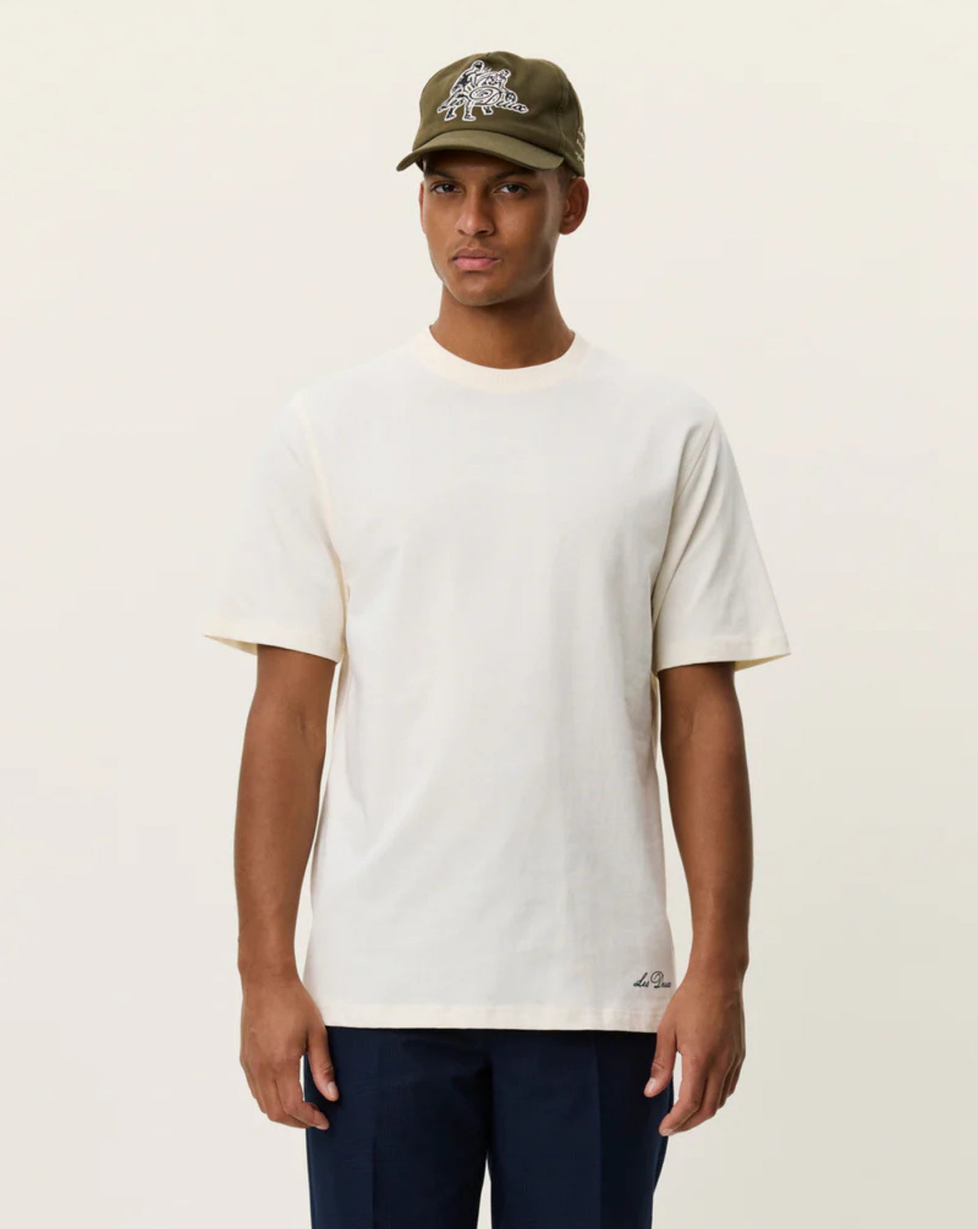 Camiseta Les Deux Ben artist t-shirt 1001565 211EGGNOG WHITE LES DEUX