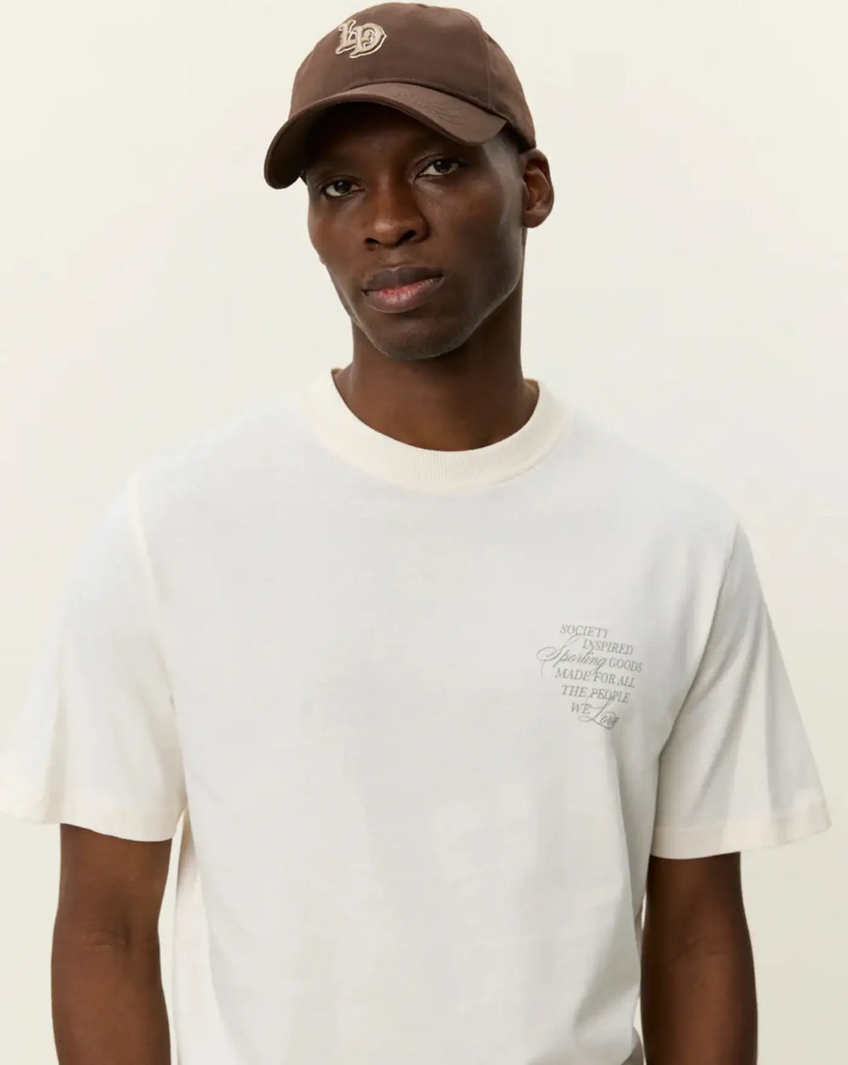 Camiseta Les Deux Ben Faience T-shirt 1001576 211EGGNOG WHITE LES DEUX