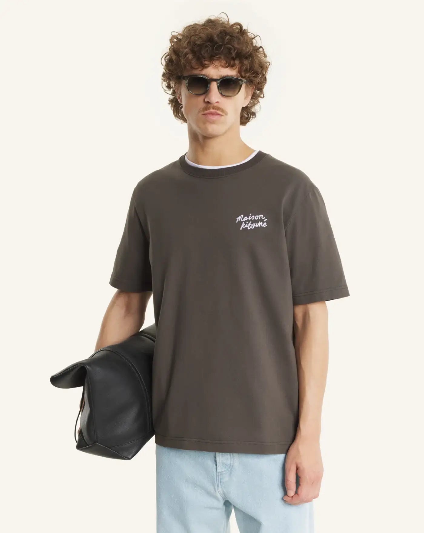 Camiseta Maison Kitsune Handwritting MM00126KJ7025 0453 MAISON KITSUNE