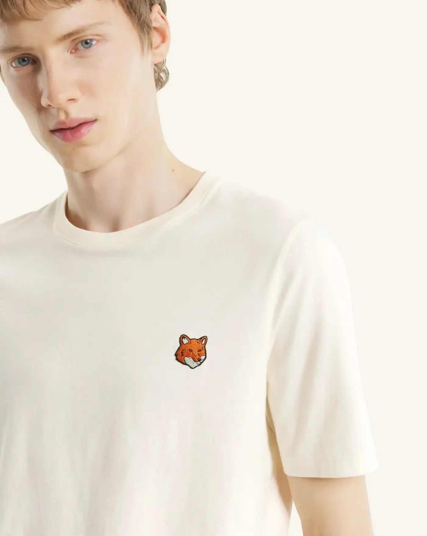 Camiseta Maison Kitsune Fox Head PM00107KJ7026 0063 MAISON KITSUNE