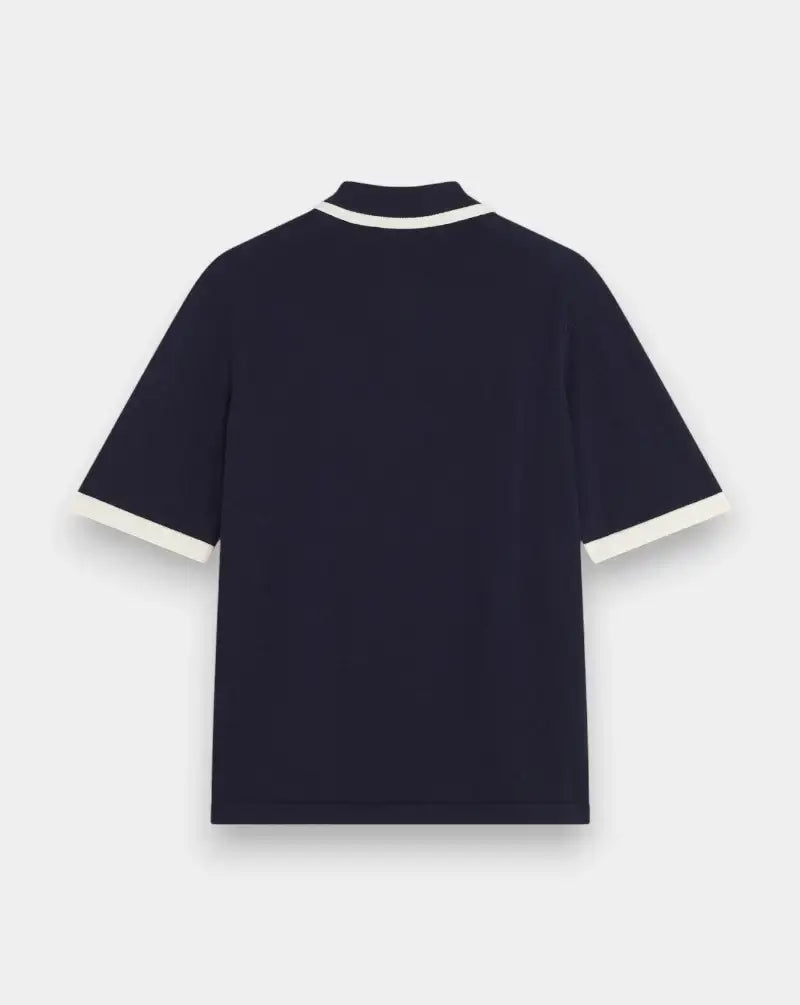 Polo Maison Kitsune Cotton Knitted QM00208KT1135 0413 MAISON KITSUNE