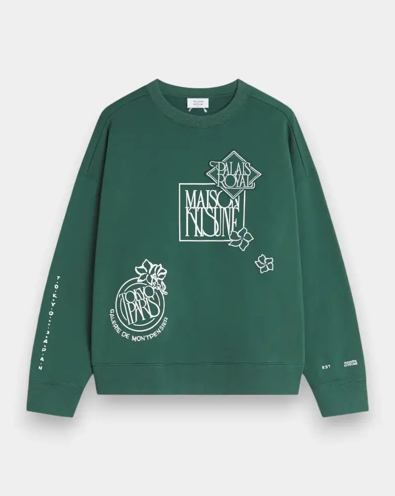 Sudadera Maison Kitsune Art Nouveau Stamps QM00303KM0340 P399 MAISON KITSUNE