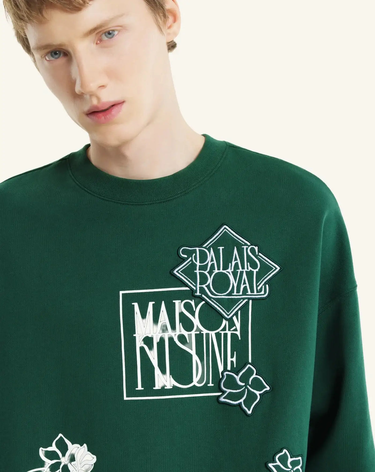 Sudadera Maison Kitsune Art Nouveau Stamps QM00303KM0340 P399 MAISON KITSUNE