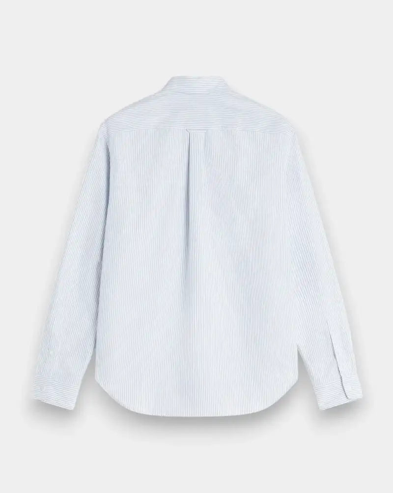 Camisa Maison Kitsune Profile Fox Striped QM00411WC5098 0491 MAISON KITSUNE
