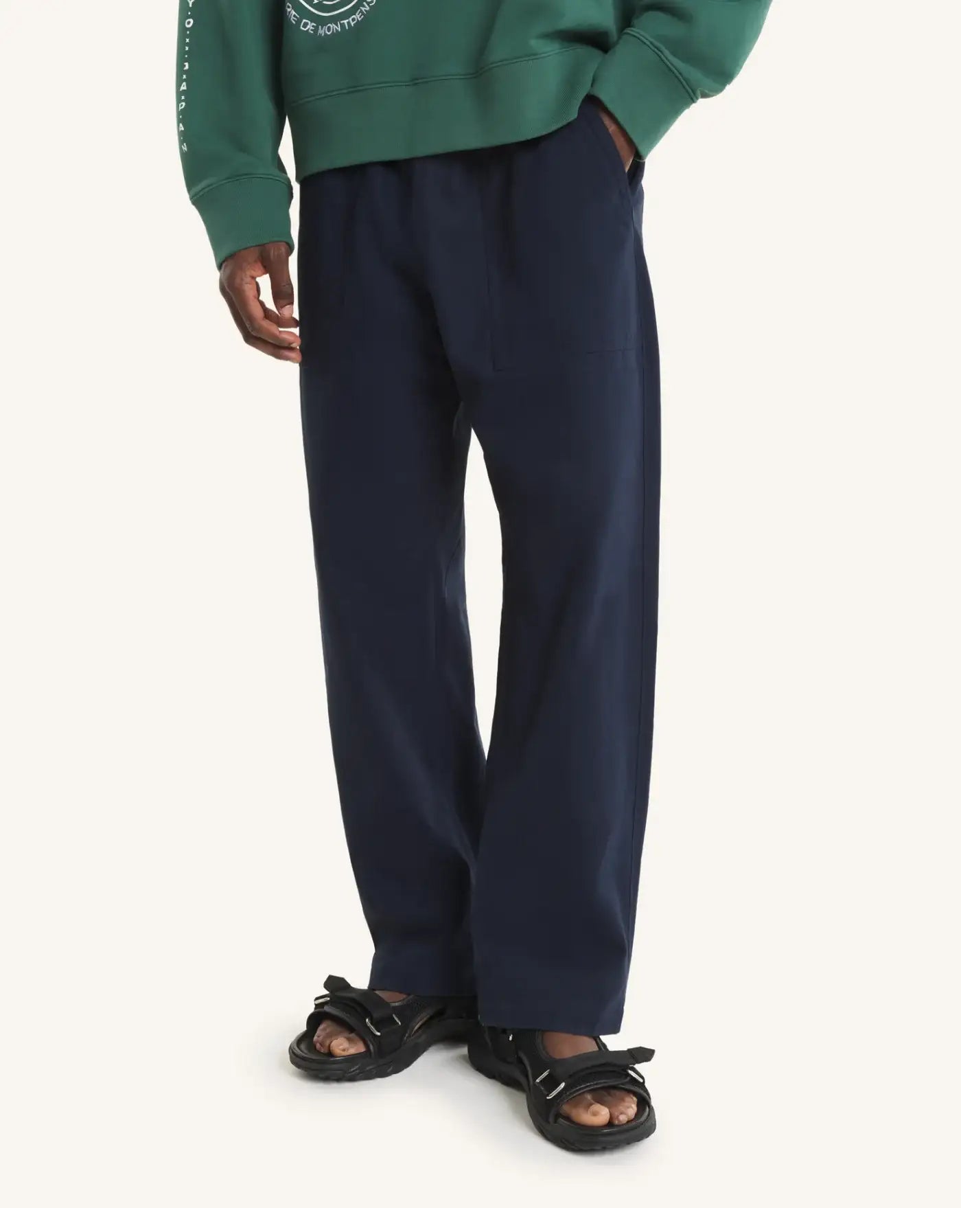 Pantalon Maison Kitsune Workwear Pants QM01109WW9102 0413 MAISON KITSUNE