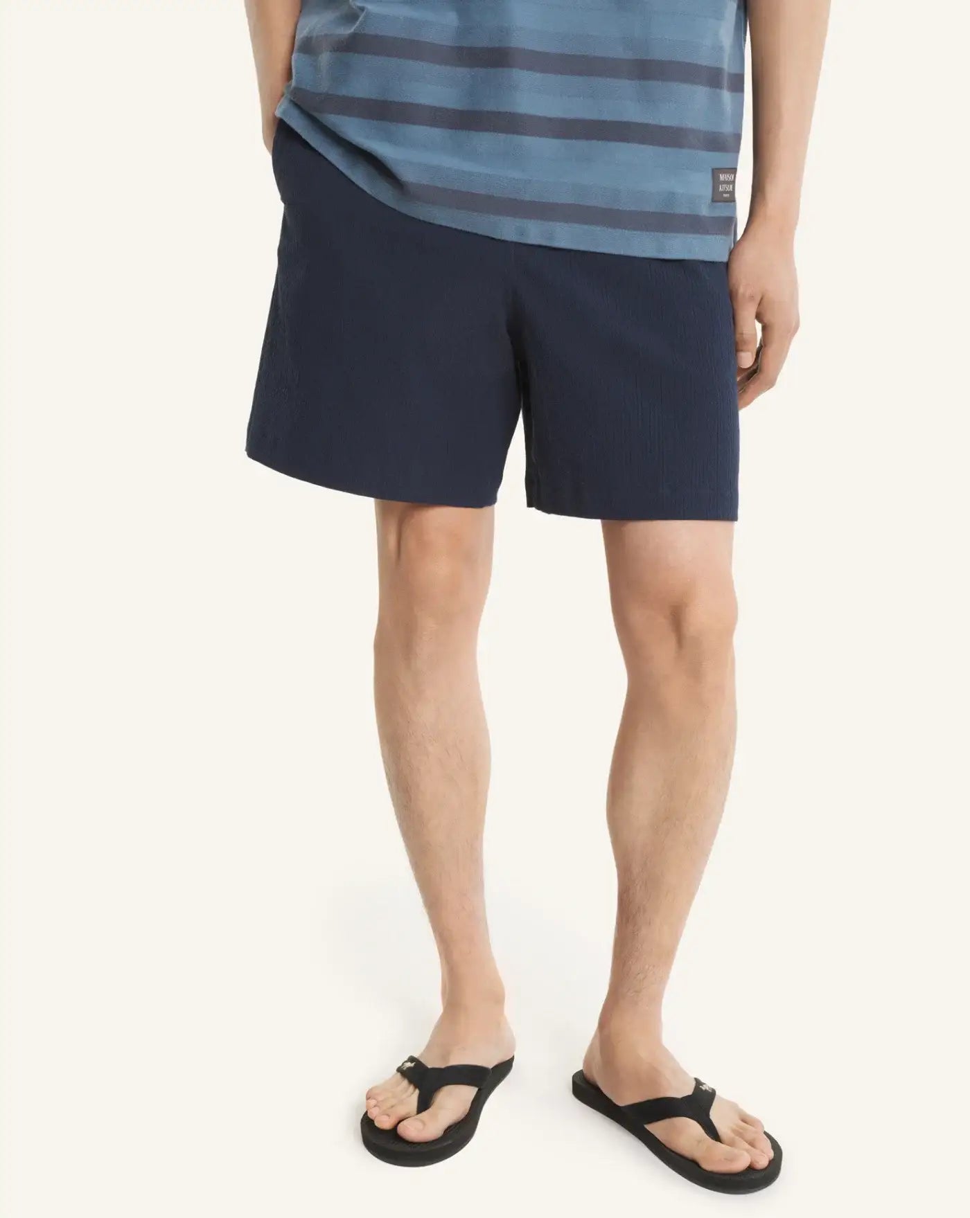 Bermudas Maison Kitsune Elasticated Shorts QM01401WC5082 0413 MAISON KITSUNE