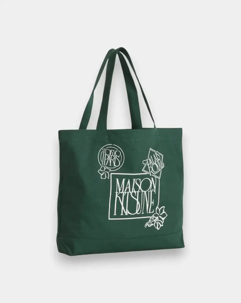 Bolso Maison Kitsune Art Nouveau Stamp Tote QU05118WW9042 P399 MAISON KITSUNE