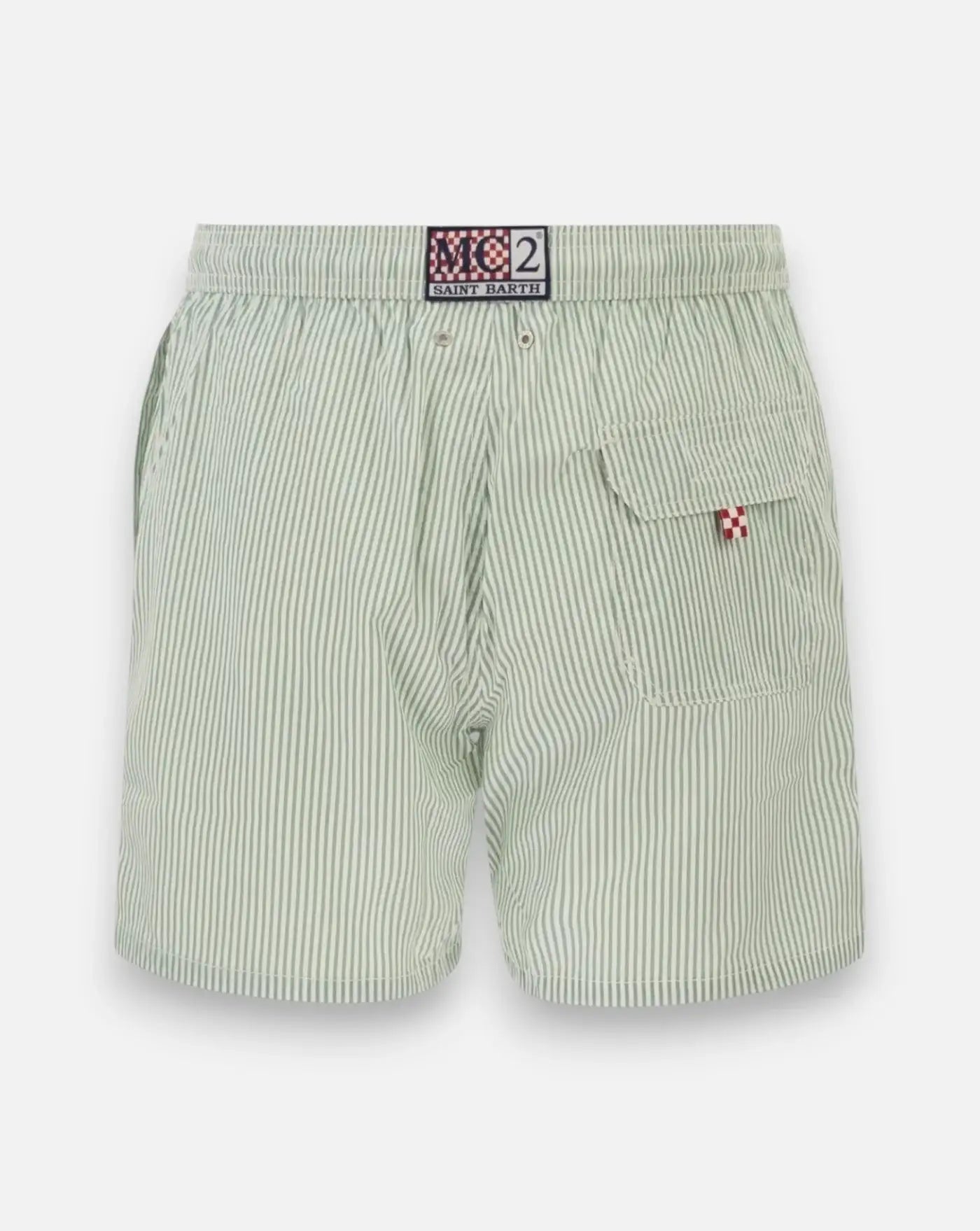Bañador Mc2 Saint Barth Patmos Seersucker Stripes PATM001 00092L 53 L EMB MC2 SAINT BARTH