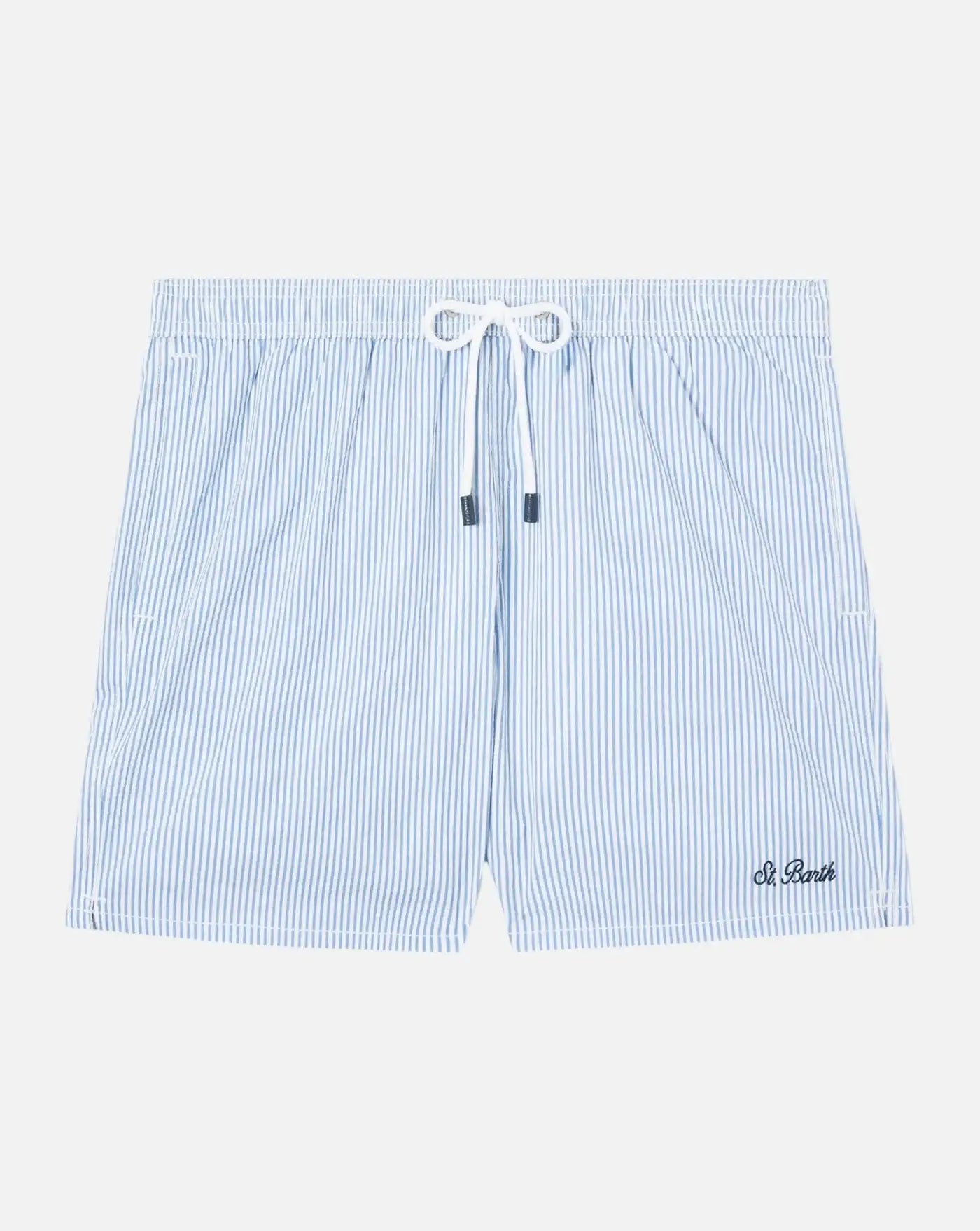 Bañador Mc2 Saint Barth Patmos Seersucker Stripes PATM001 01706L 31 L EMB MC2 SAINT BARTH