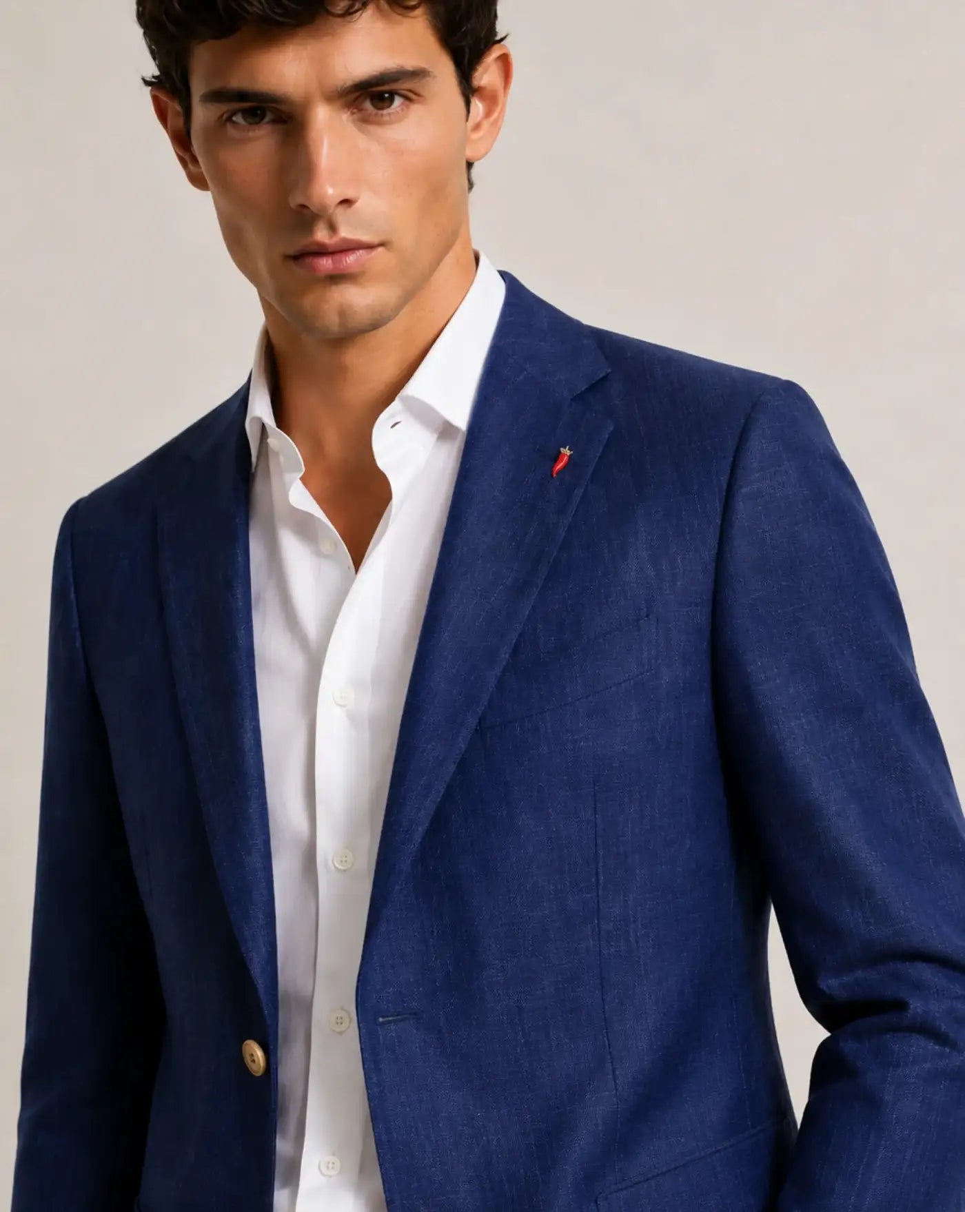 Traje Mulish Lino MERINI ABS702 INDACO MULISH