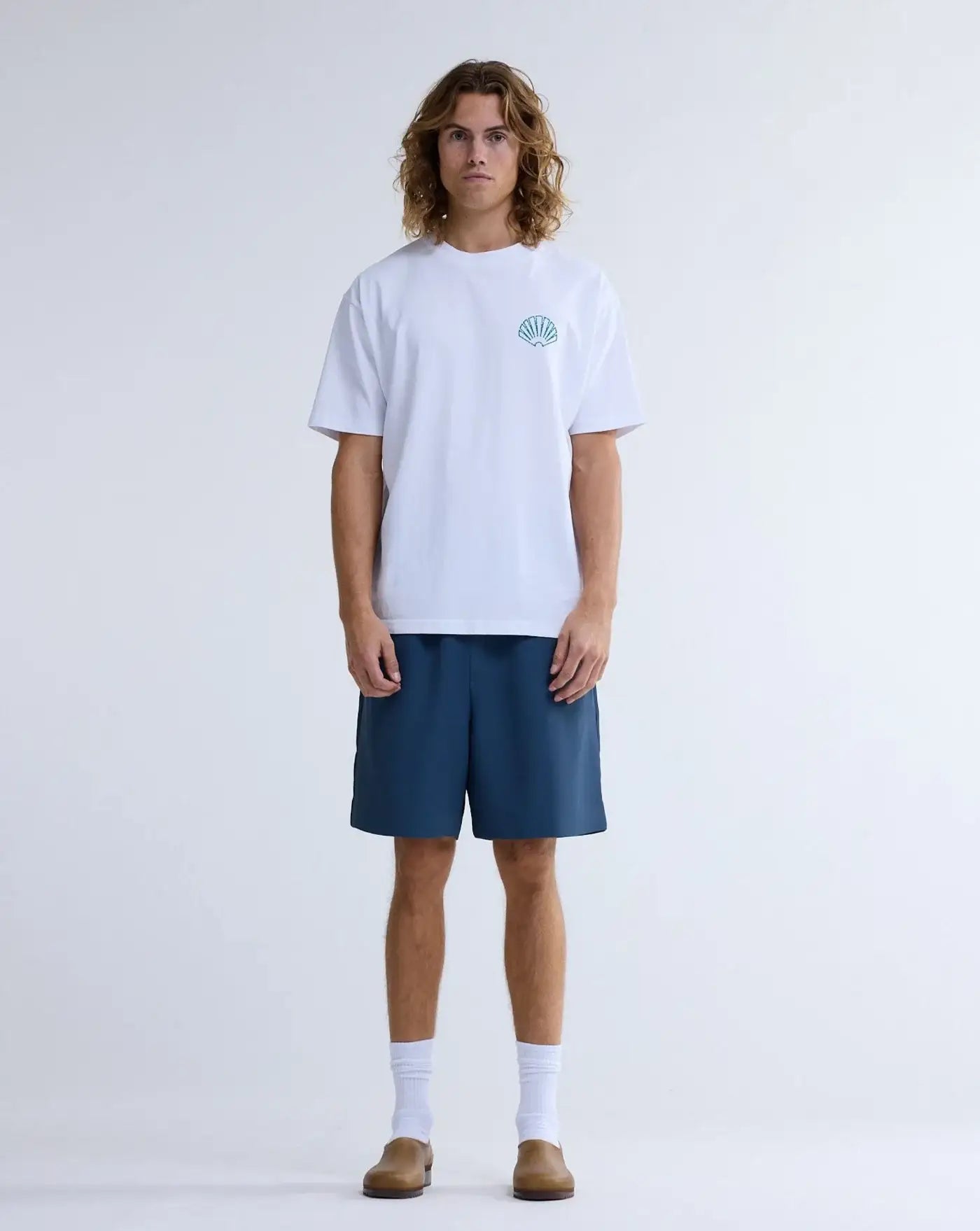 Camiseta New Amsterdam Logo Tee 2601063001 WHITE/SEA GREEN NEW AMSTERDAM