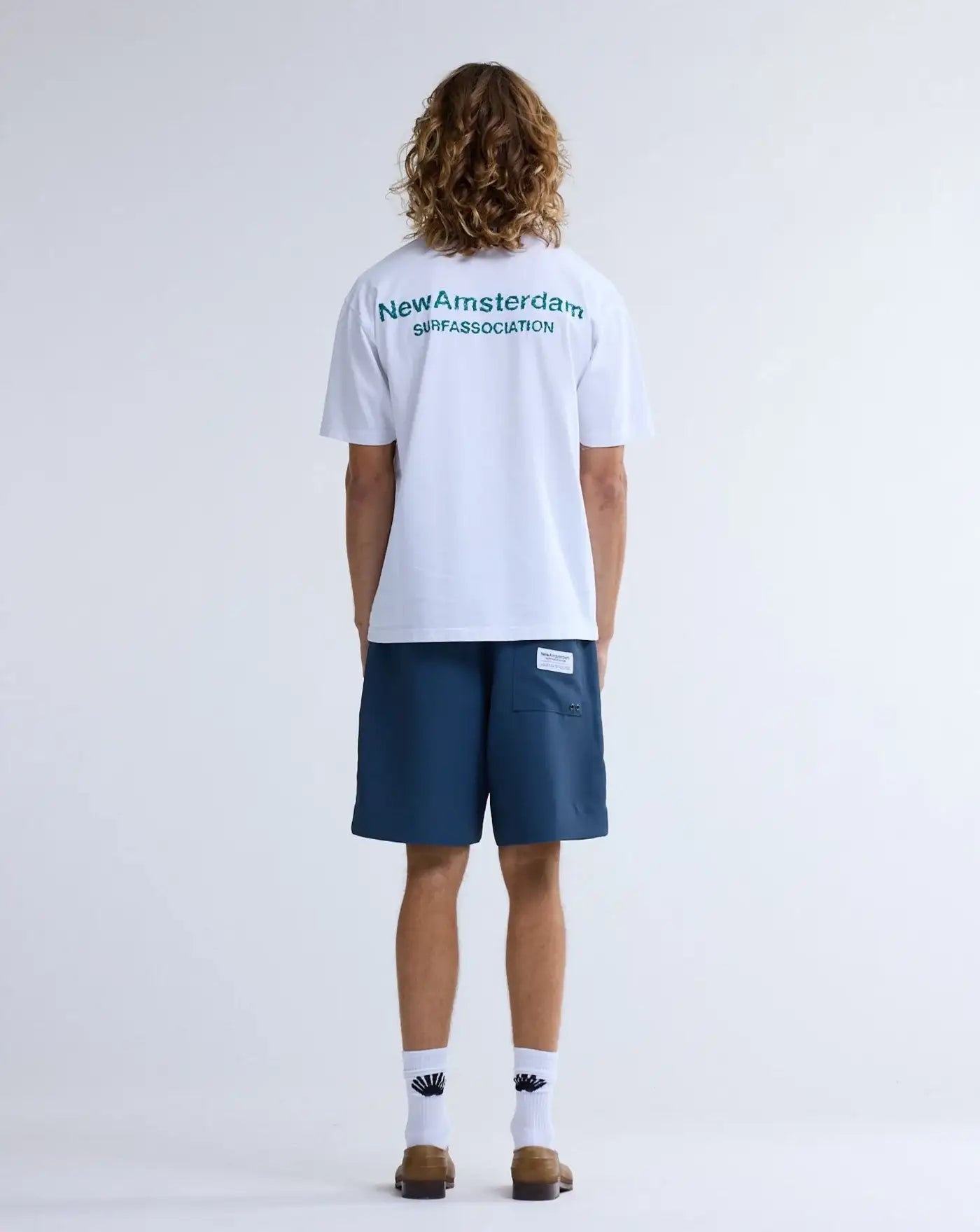 Camiseta New Amsterdam Logo Tee 2601063001 WHITE/SEA GREEN NEW AMSTERDAM