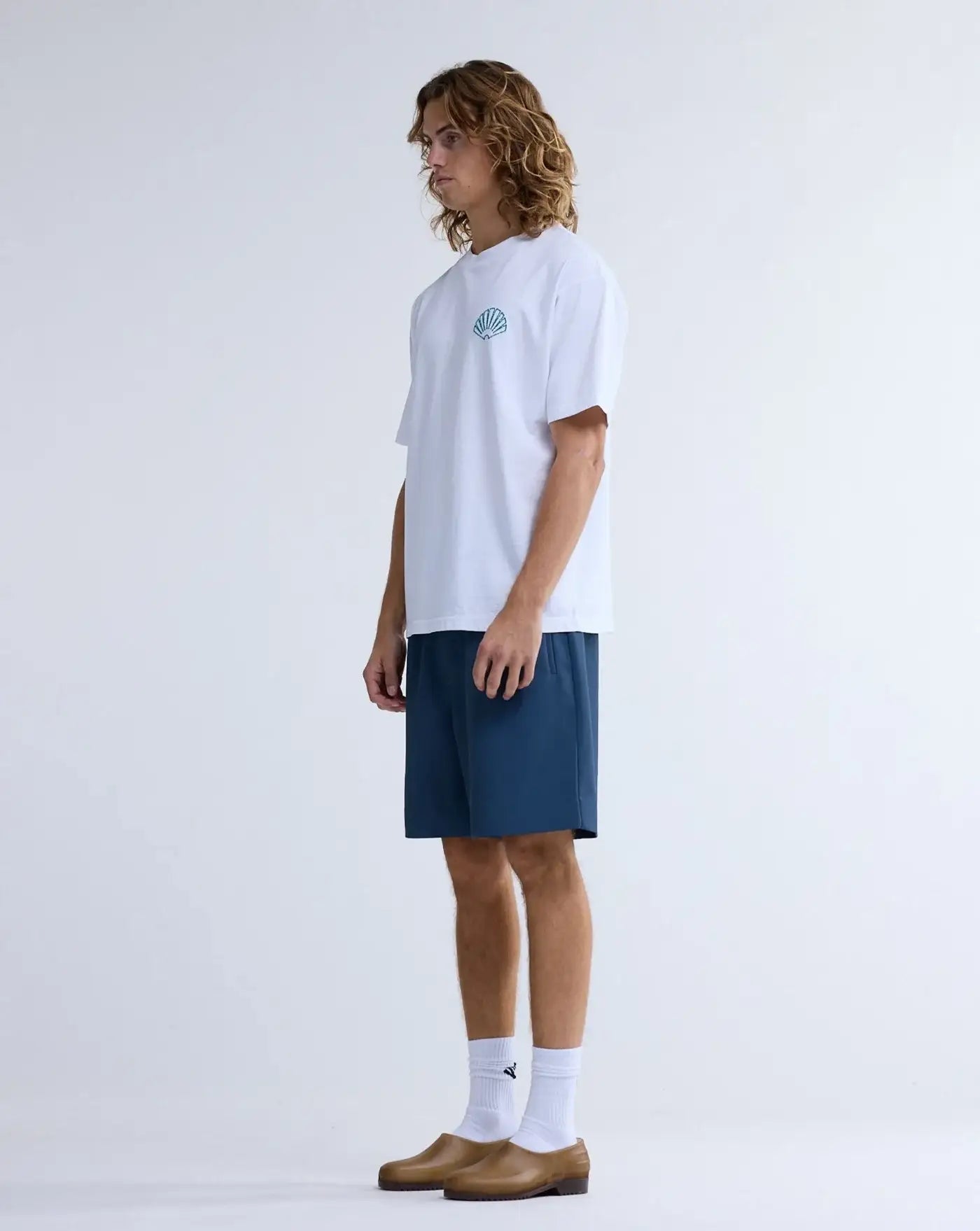 Camiseta New Amsterdam Logo Tee 2601063001 WHITE/SEA GREEN NEW AMSTERDAM