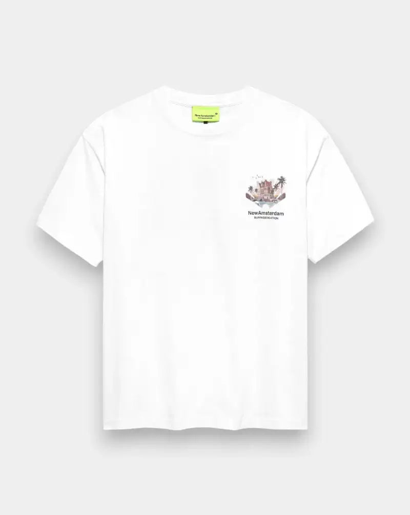 Camiseta New Amsterdam Tropical Tee 2601074001 WHITE NEW AMSTERDAM
