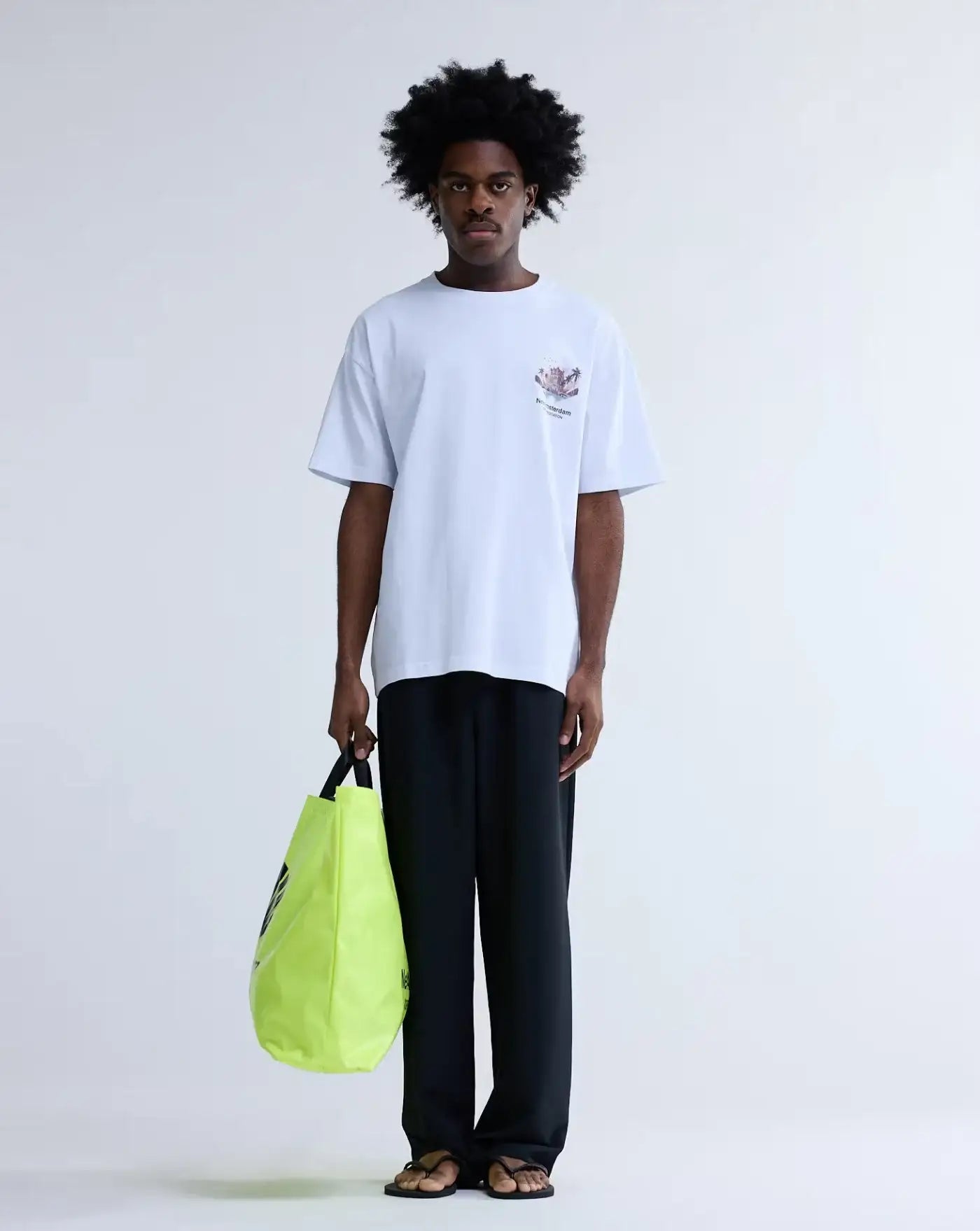 Camiseta New Amsterdam Tropical Tee 2601074001 WHITE NEW AMSTERDAM
