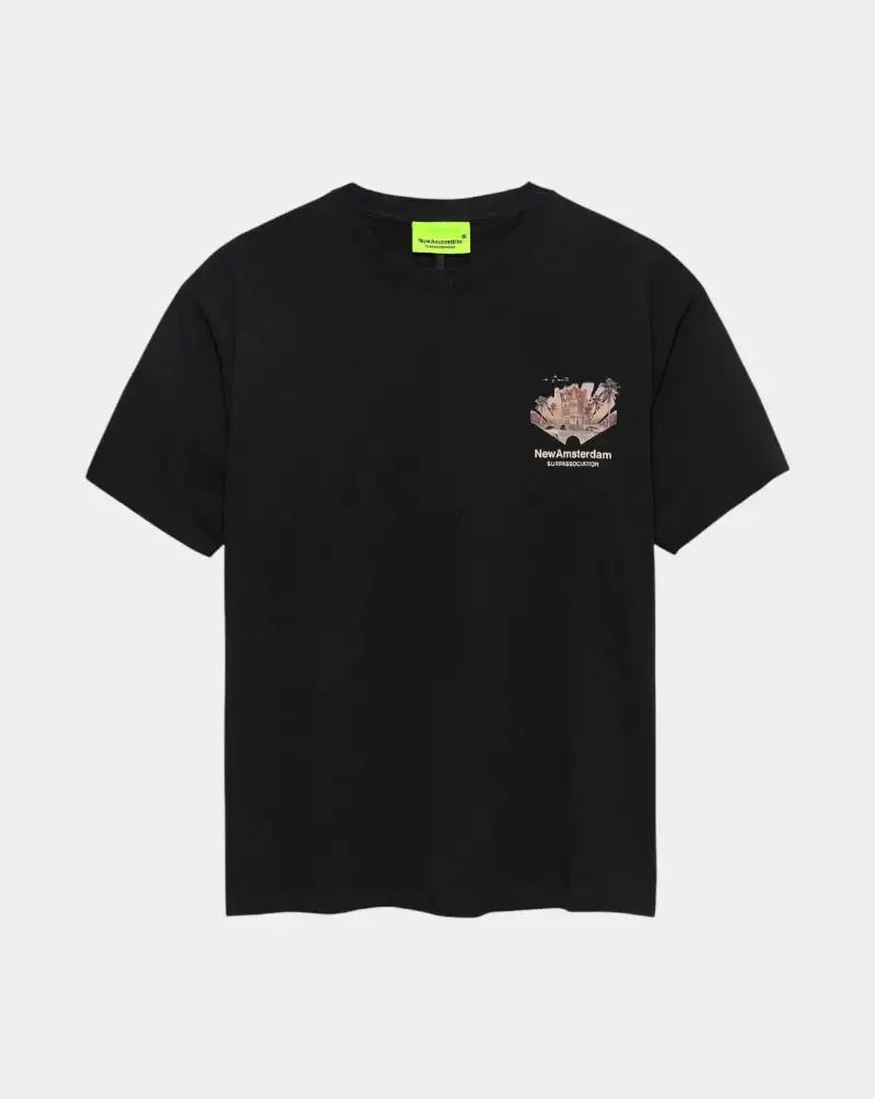 Camiseta New Amsterdam Tropical Tee 2601074002 BLACK NEW AMSTERDAM
