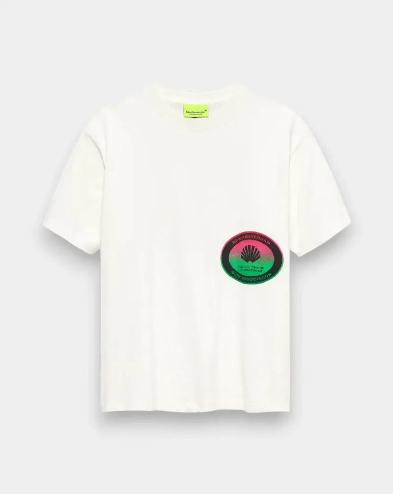 Camiseta New Amsterdam Surf Centre 2601077002 WASHED WHITE NEW AMSTERDAM