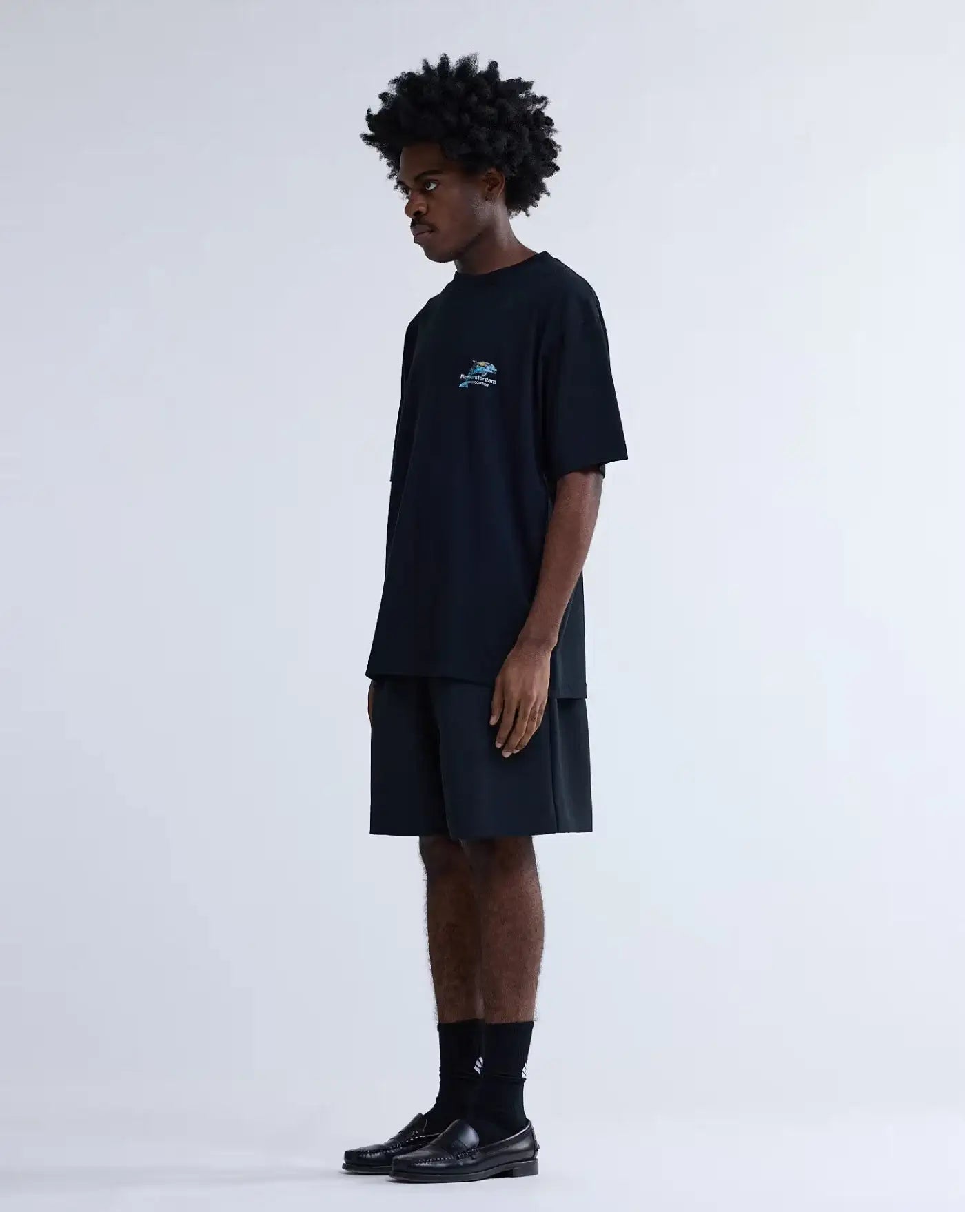 Camiseta New Amsterdam Dolphin Tee 2601081001 BLACK NEW AMSTERDAM
