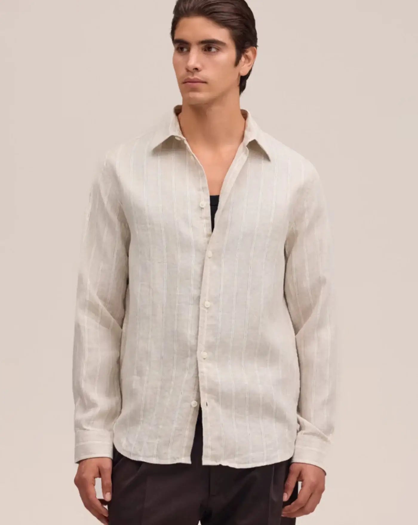 Camisa NN.07 Enzo 2525728555 70B OAT STRIPE NN. 07