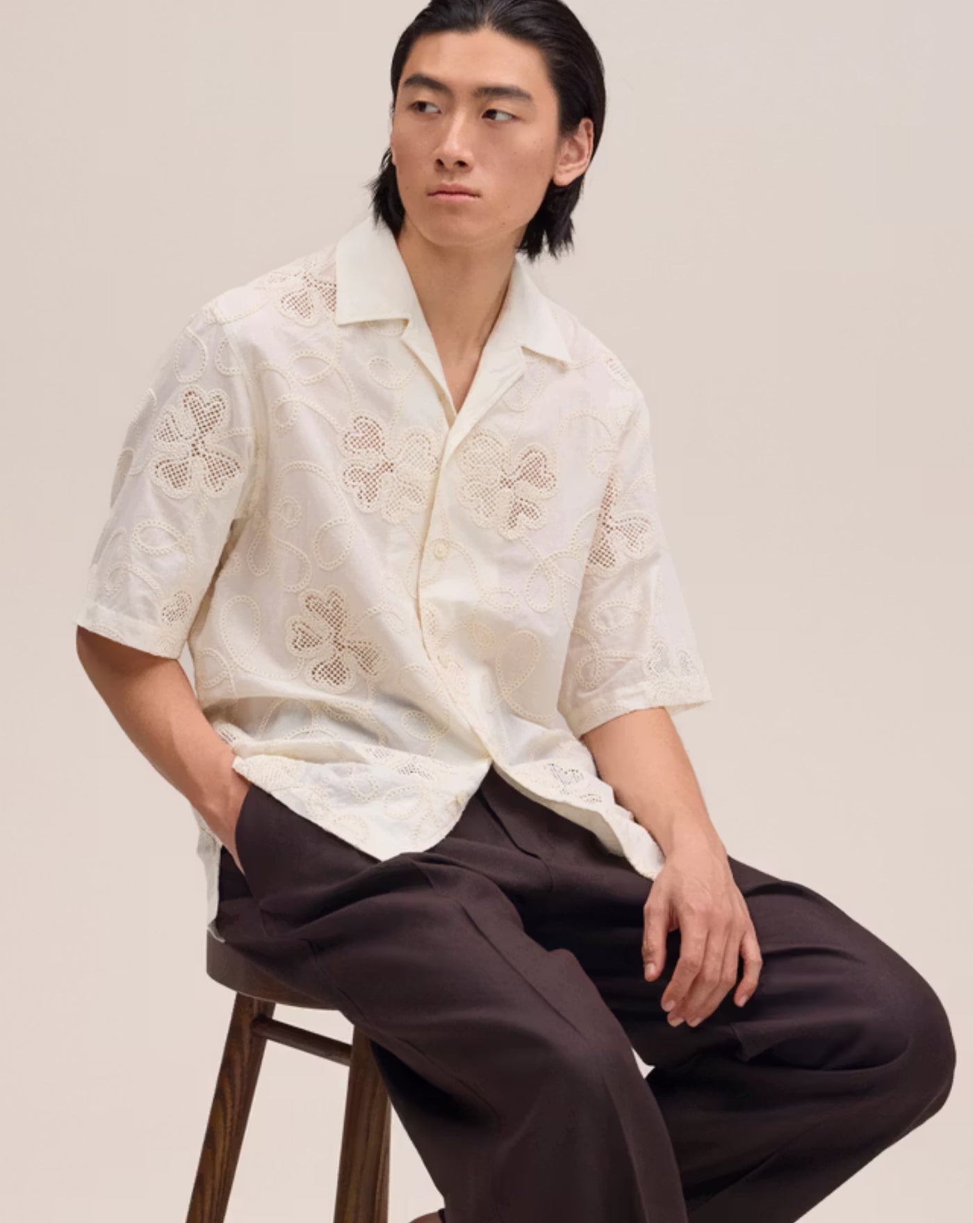 Camisa NN.07 Ben 2610000063 016 IVORY NN. 07
