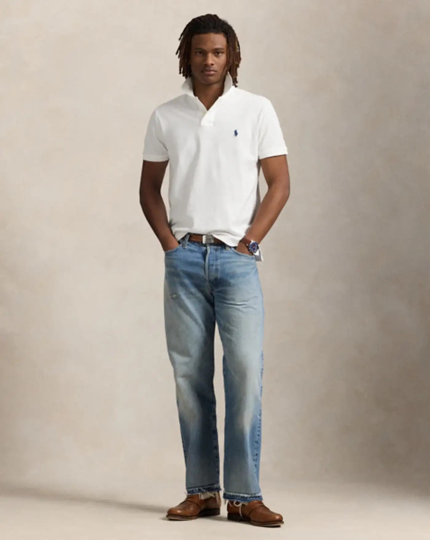 Polo Polo Ralph Lauren Basic 710666998002 WHITE POLO RALPH LAUREN