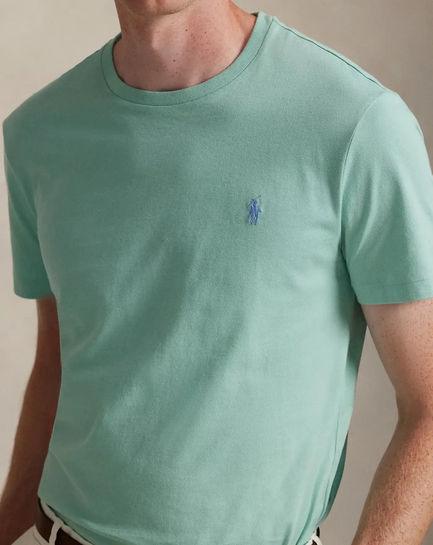 Camiseta Polo Ralph Lauren Basic 710671438507 CELADON/C7109 POLO RALPH LAUREN