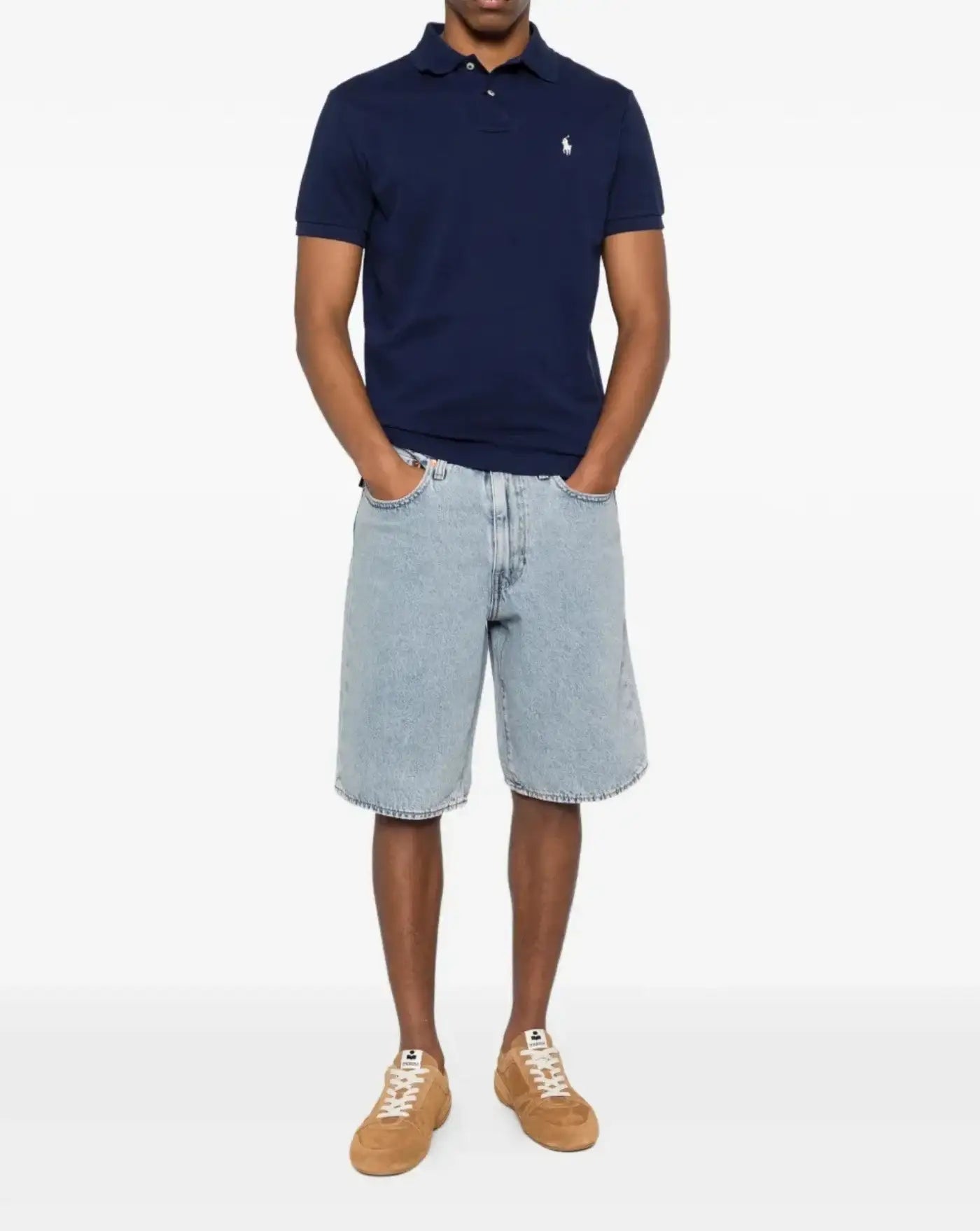 Polo Polo Ralph Lauren Basic 710680784517 NEWPORT NAVY/CREAM PP POLO RALPH LAUREN