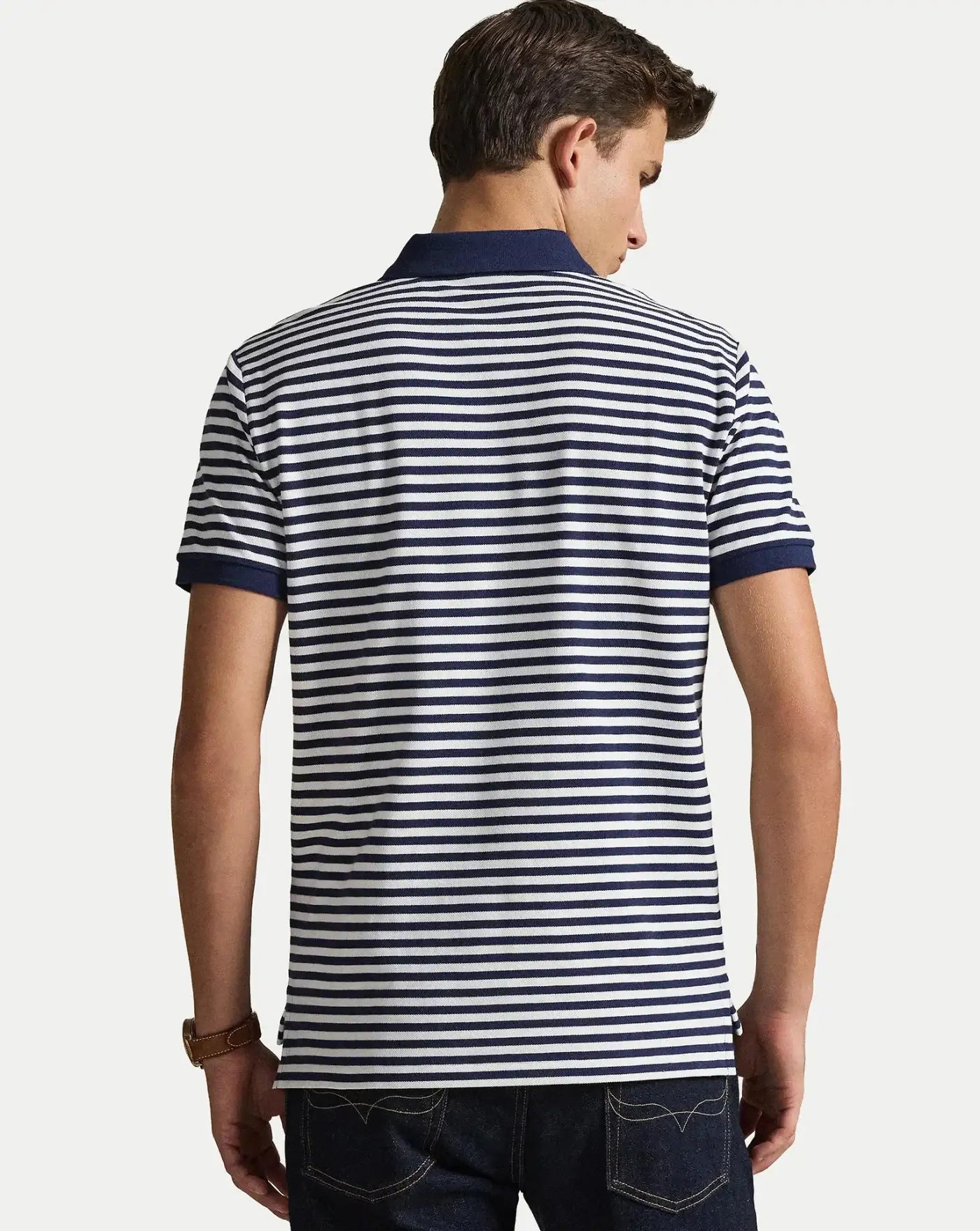 Polo Polo Ralph Lauren Stripes 710956682500 NEWPORT NAVY/WHITE POLO RALPH LAUREN