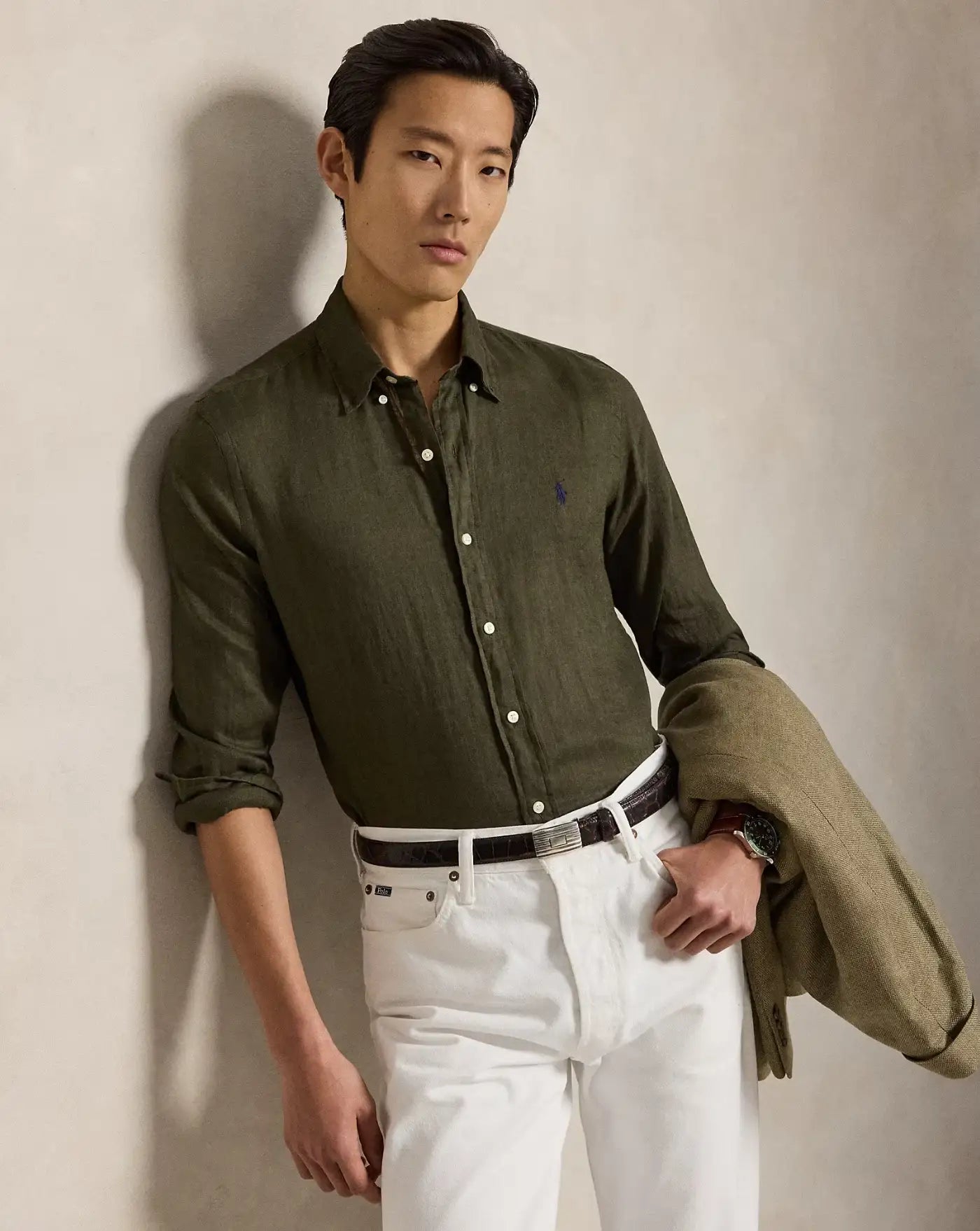 Camisa Polo Ralph Lauren Linen 710966294508 ARMADILLO POLO RALPH LAUREN