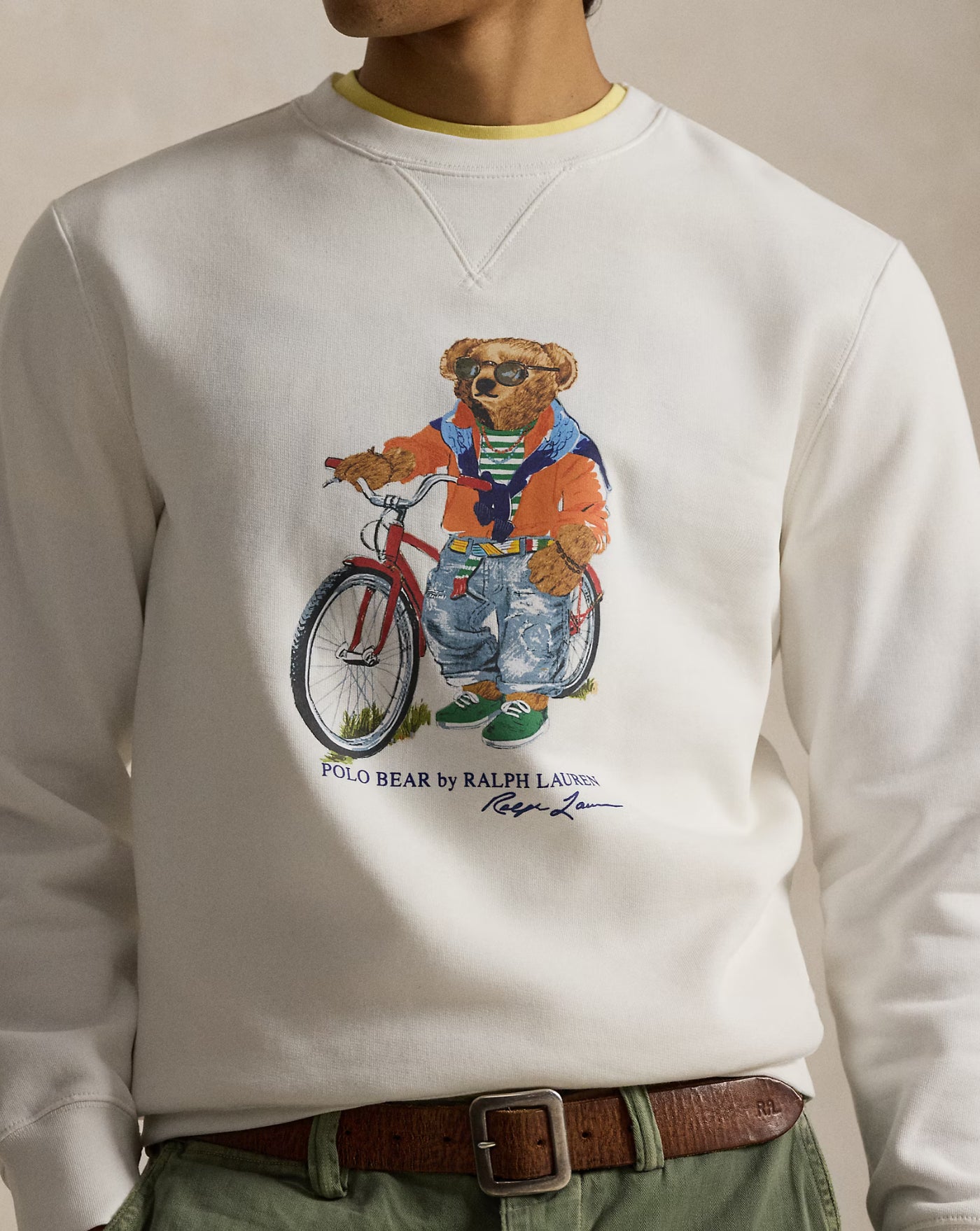 Sudadera Polo Ralph Lauren Bear 710B14616001 WHITE- SUMMER BEAR POLO RALPH LAUREN
