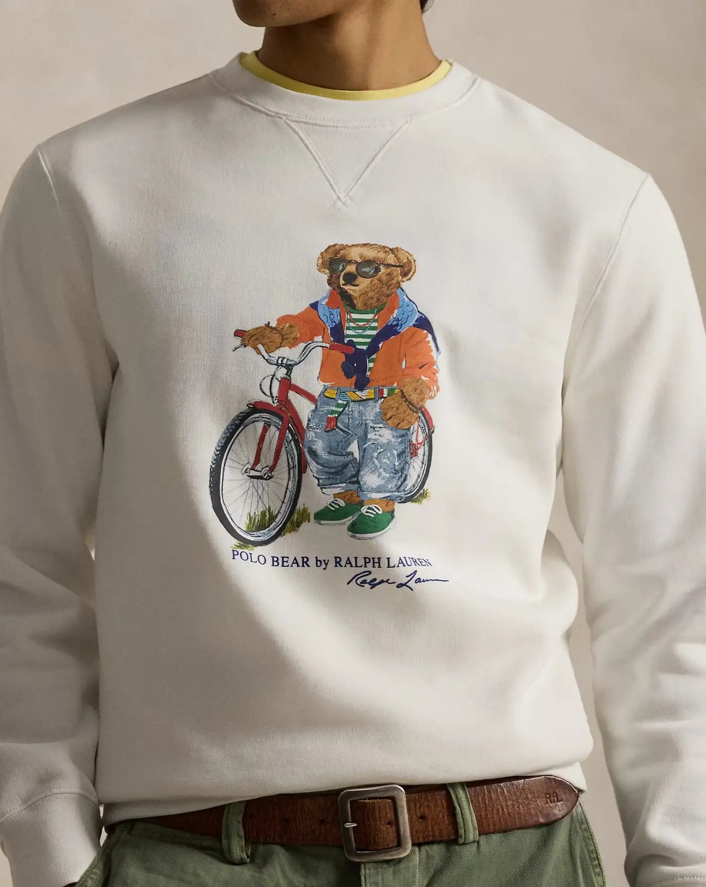 Sudadera Polo Ralph Lauren Bear 710B14616001 WHITE- SUMMER BEAR POLO RALPH LAUREN