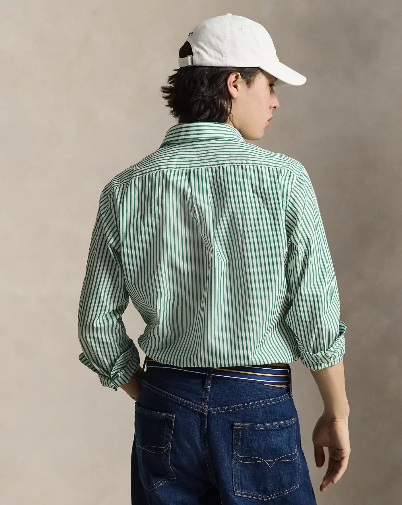 Camisa Polo Ralph Lauren Stripes 710B15595009 3249F WHITE GARDEN TRAIL POLO RALPH LAUREN