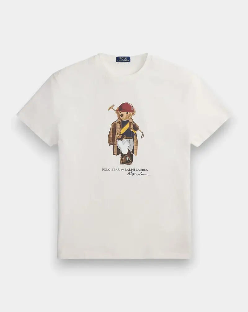 Camiseta Polo Ralph Lauren Bear 710B16611001 WHITE-SOCIETY BEAR POLO RALPH LAUREN
