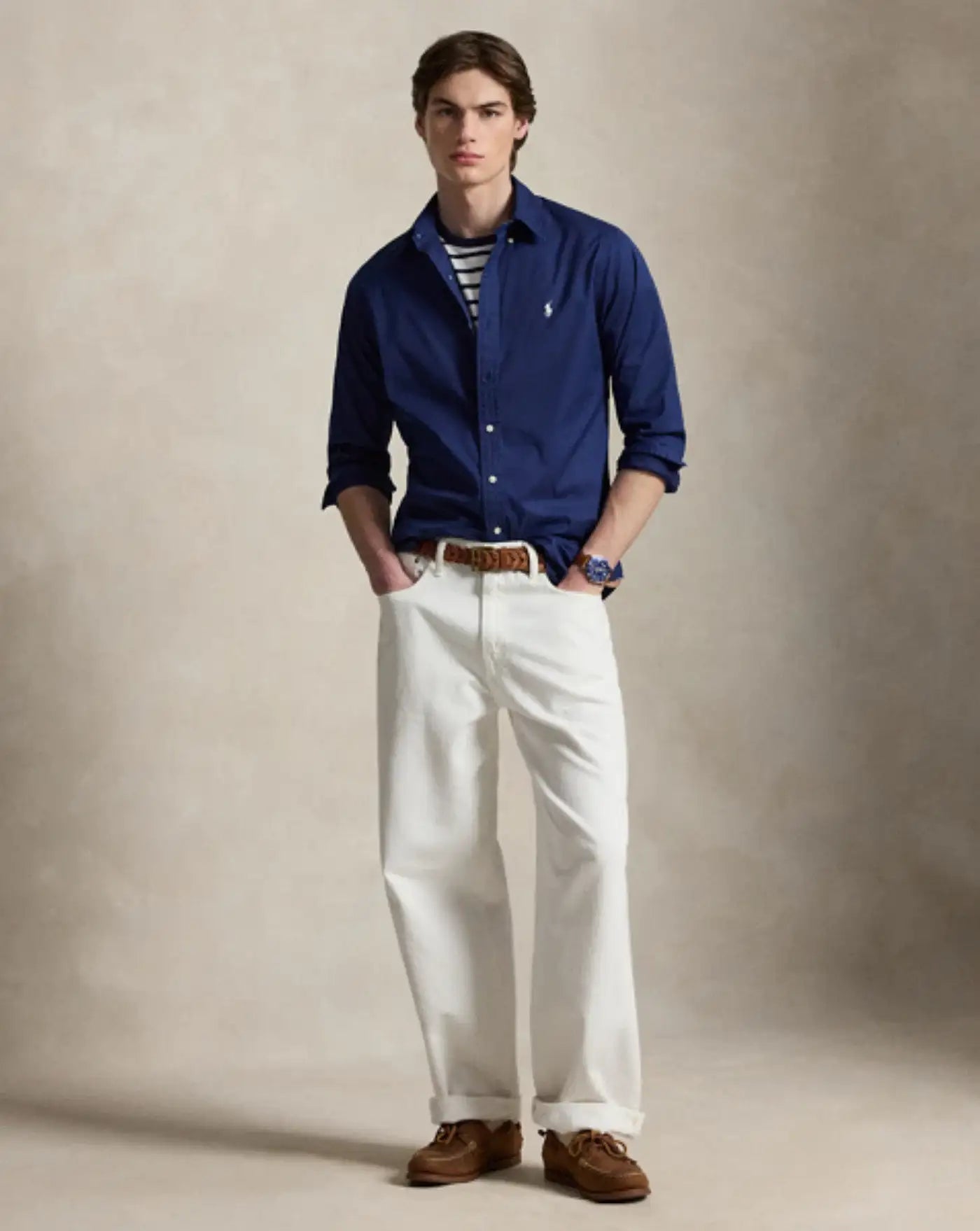 Camisa Polo Ralph Lauren Basic 710B20512006 NEWPORT NAVY POLO RALPH LAUREN