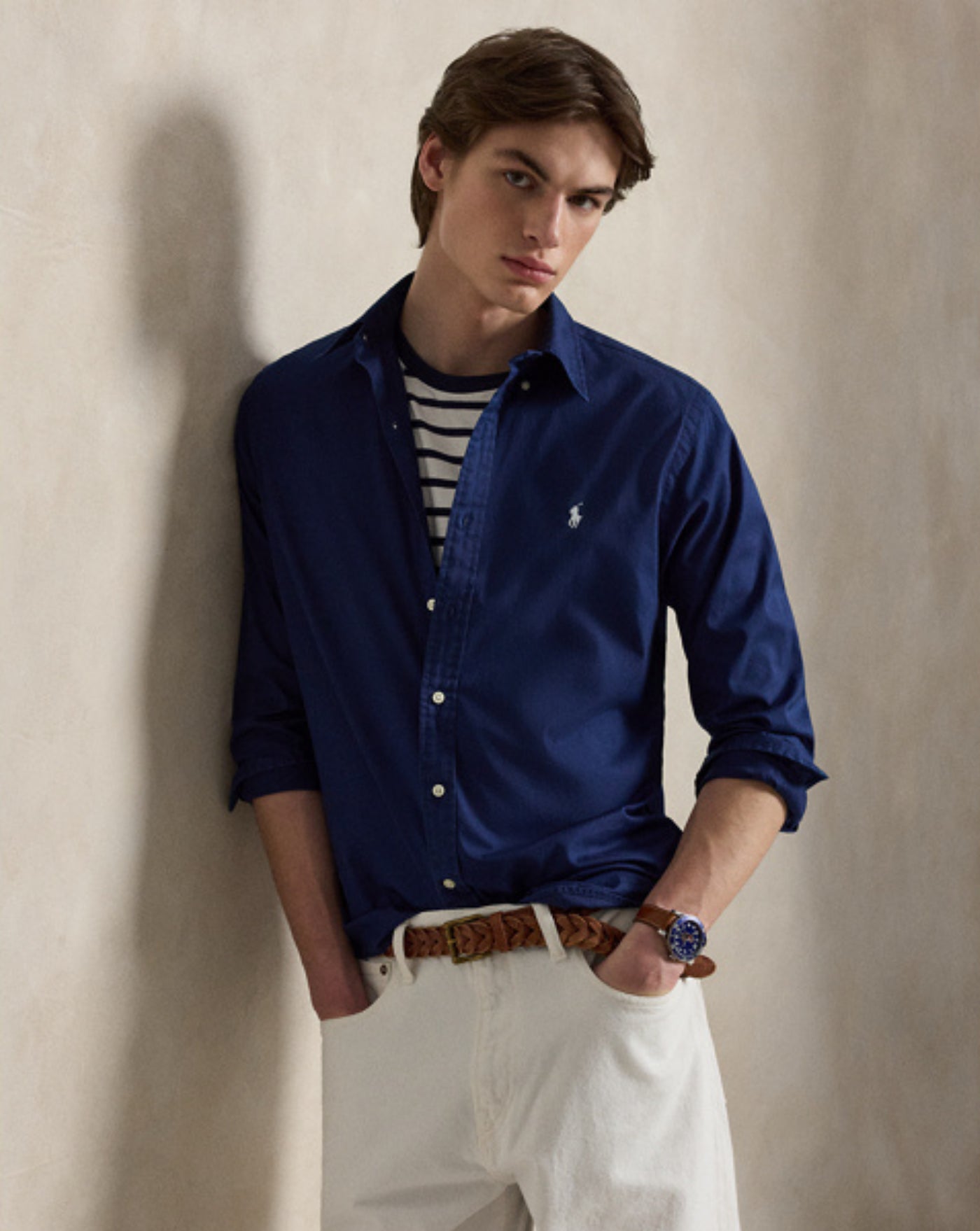 Camisa Polo Ralph Lauren Basic 710B20512006 NEWPORT NAVY POLO RALPH LAUREN