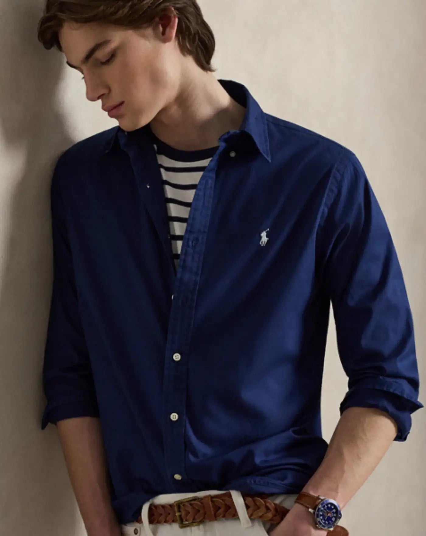 Camisa Polo Ralph Lauren Basic 710B20512006 NEWPORT NAVY POLO RALPH LAUREN