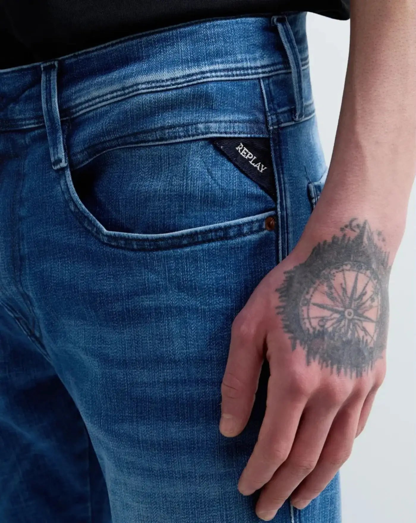 Denim Replay Anbass Hyperflex M914Y03266116A 009 REPLAY