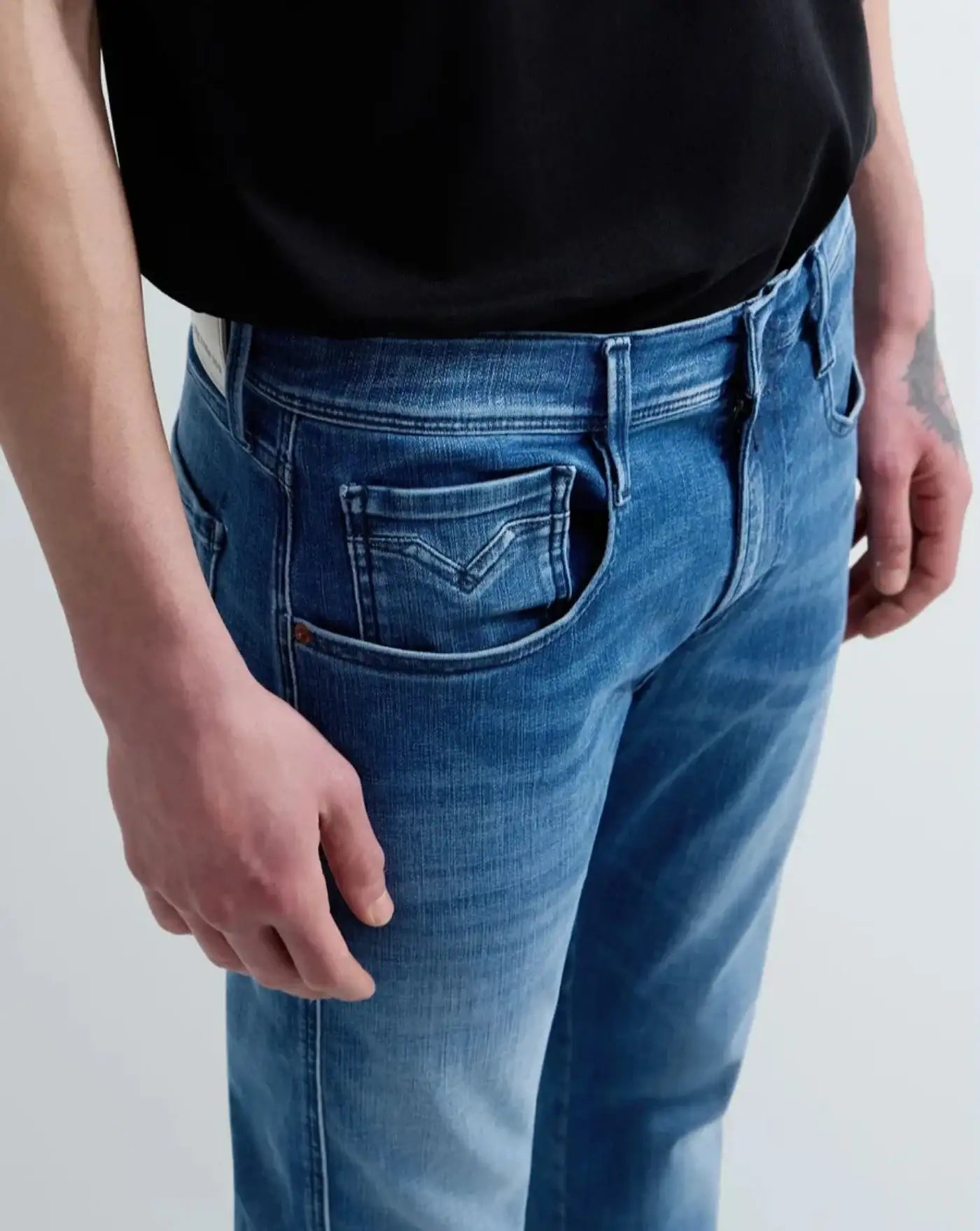 Denim Replay Anbass Hyperflex M914Y03266116A 009 REPLAY
