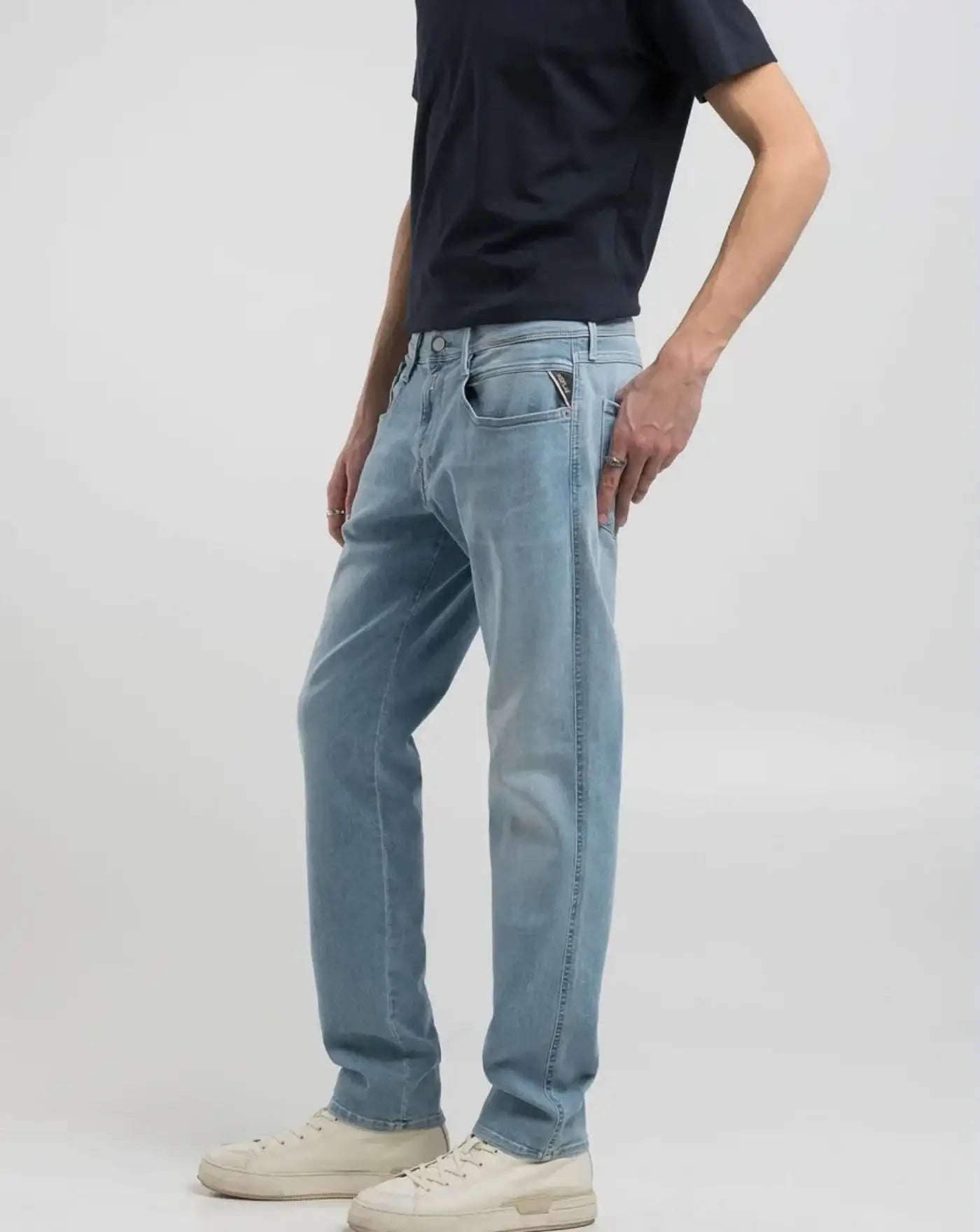 Denim Replay Hyperflex Anbass<BR/> M914Y032661800 010 REPLAY