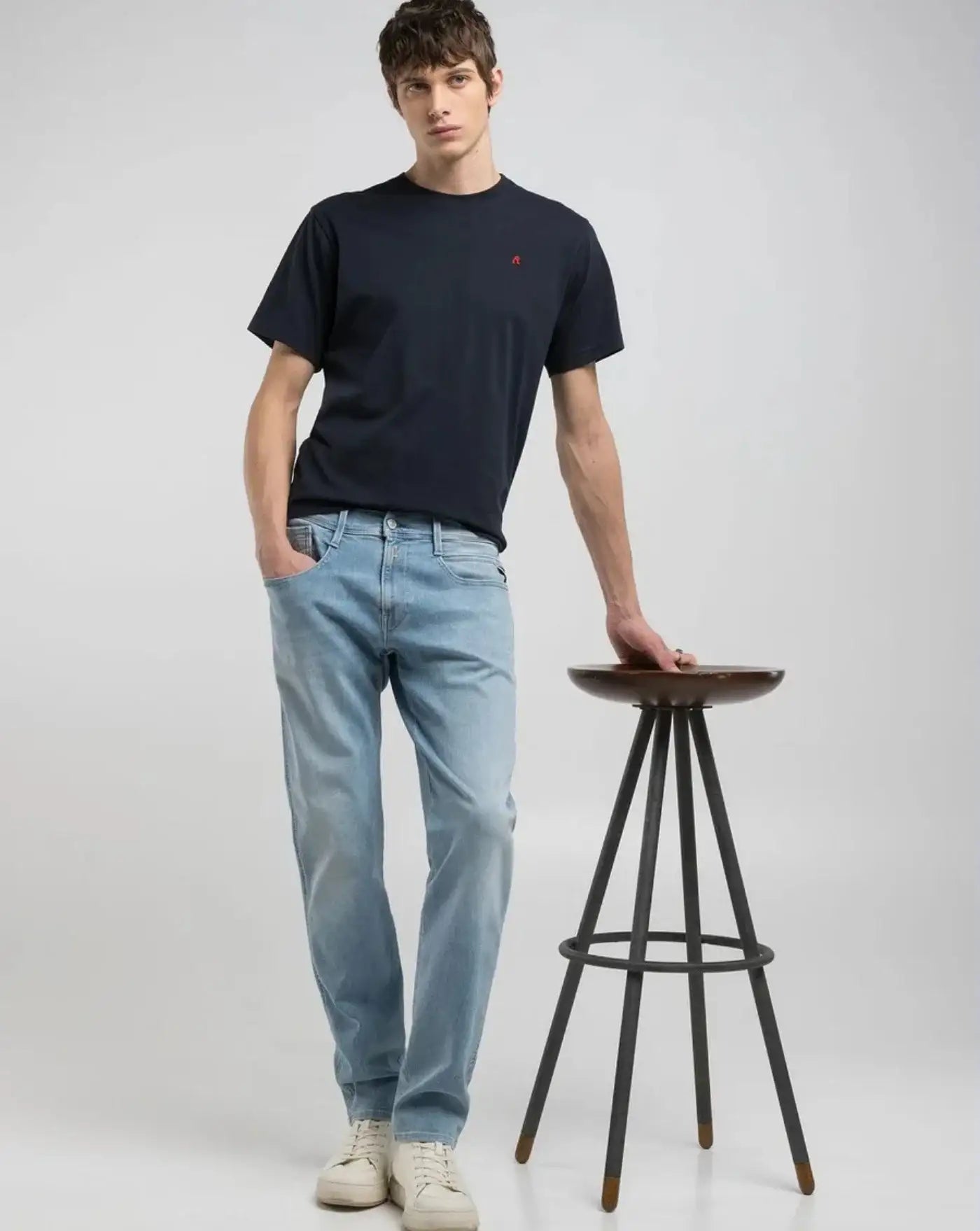 Denim Replay Hyperflex Anbass<BR/> M914Y032661800 010 REPLAY