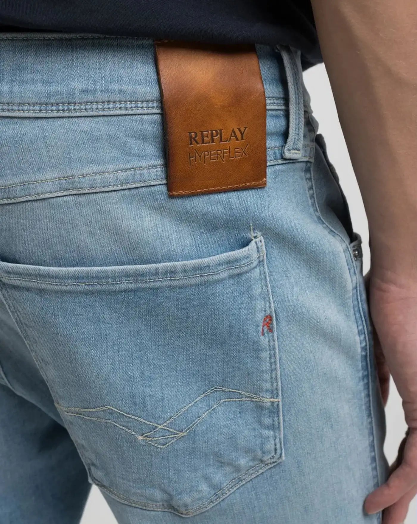 Denim Replay Hyperflex Anbass<BR/> M914Y032661800 010 REPLAY