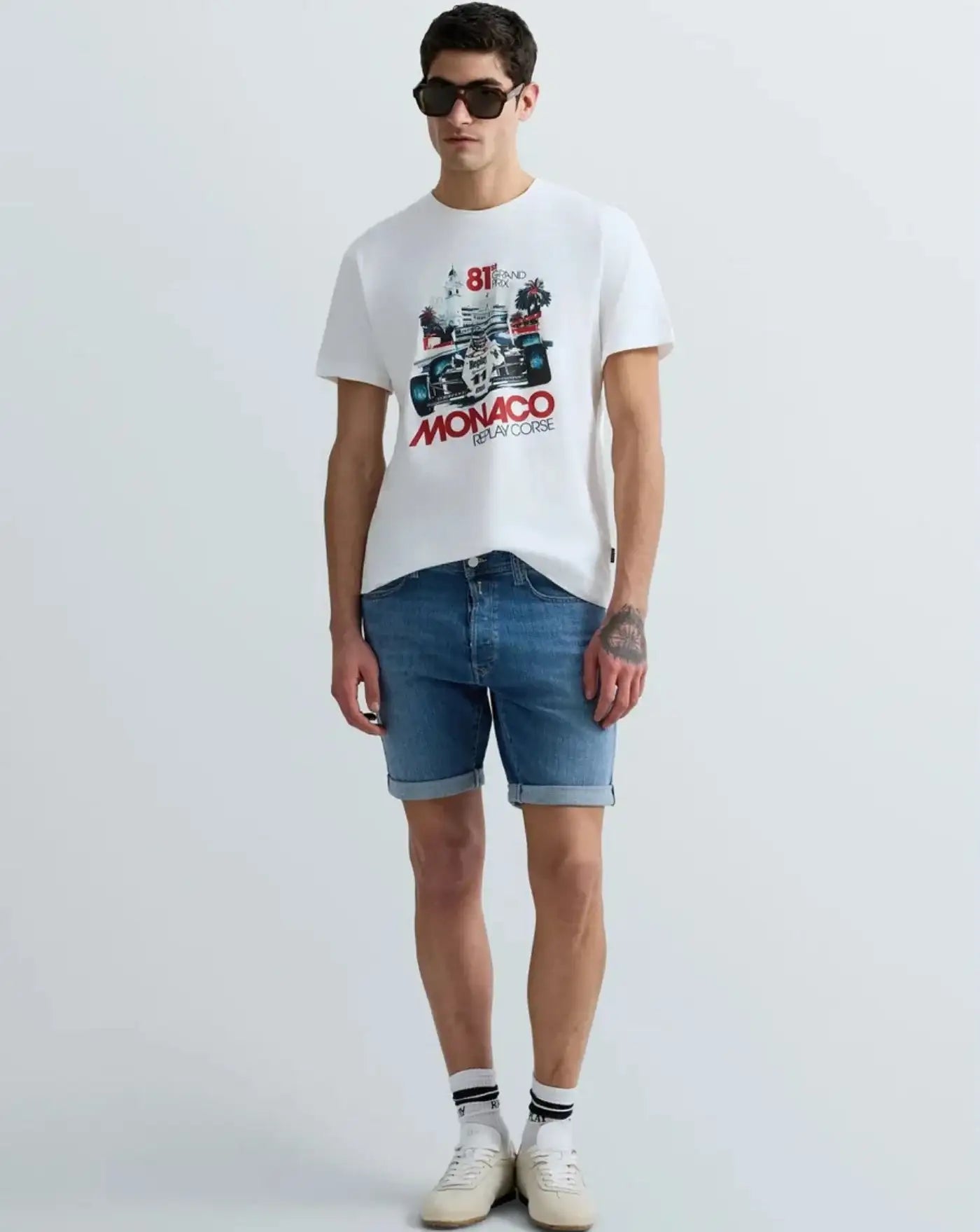Bermudas Tapered Fit Rbj.981 MA981Y000685194 009 REPLAY