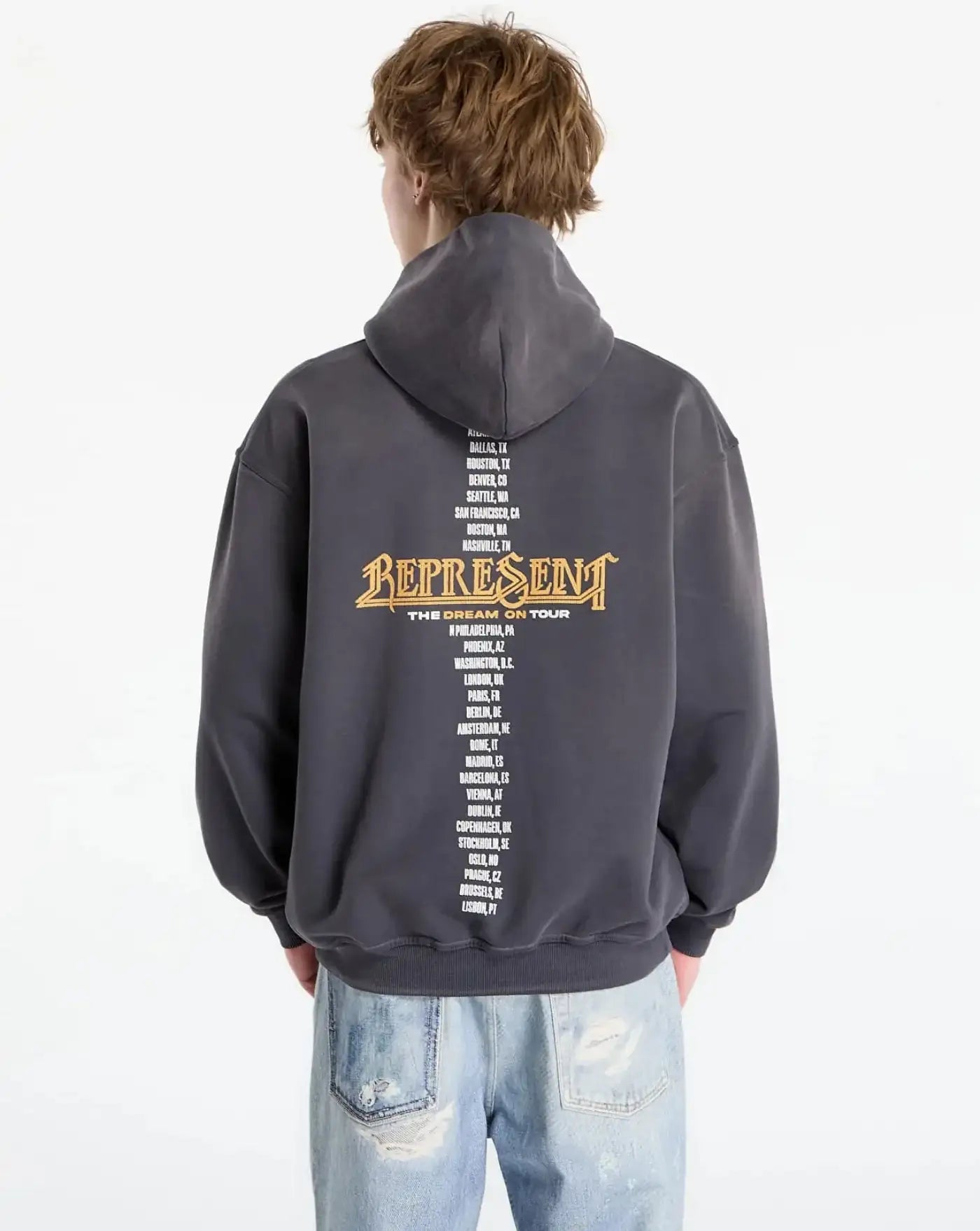 Sudadera Represent Golden Tour Hoodie MLM100822 46SUN FADE GREY REPRESENT