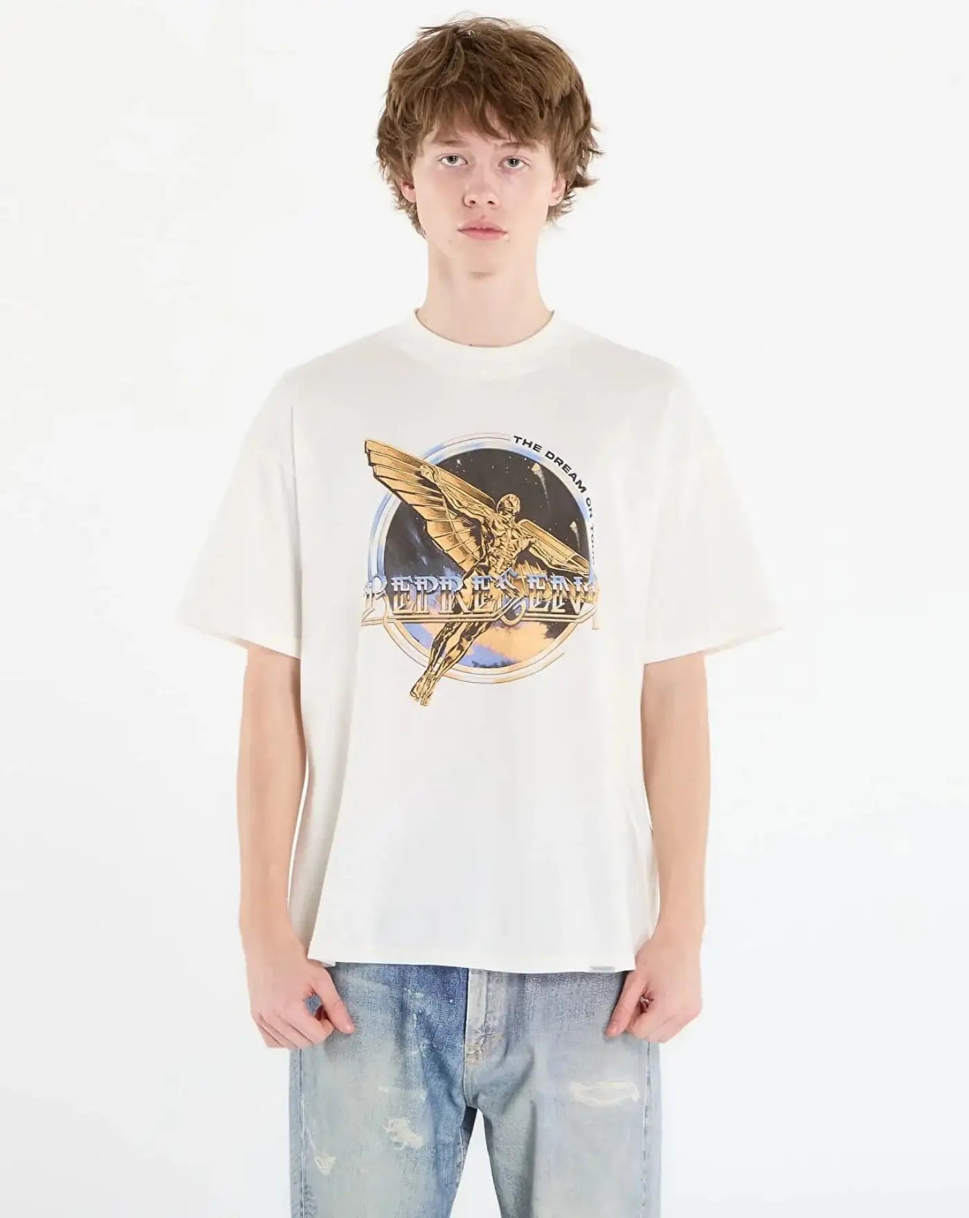 Camiseta Represent Golden Tour MLM100823 72FLAT WHITE REPRESENT