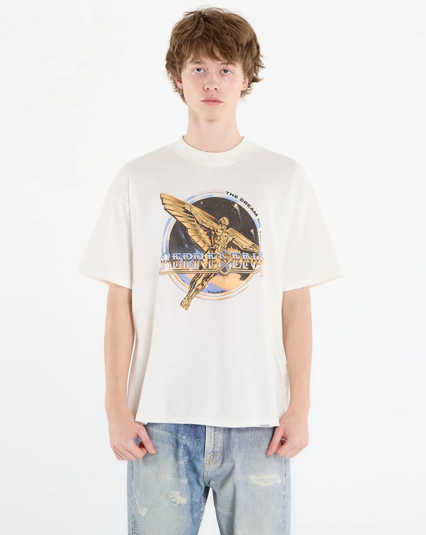 Camiseta Represent Golden Tour MLM100823 72FLAT WHITE REPRESENT