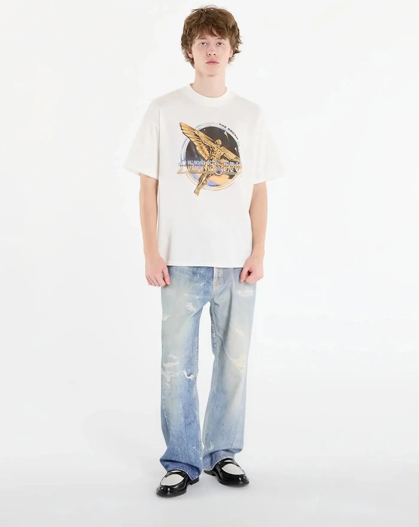 Camiseta Represent Golden Tour MLM100823 72FLAT WHITE REPRESENT